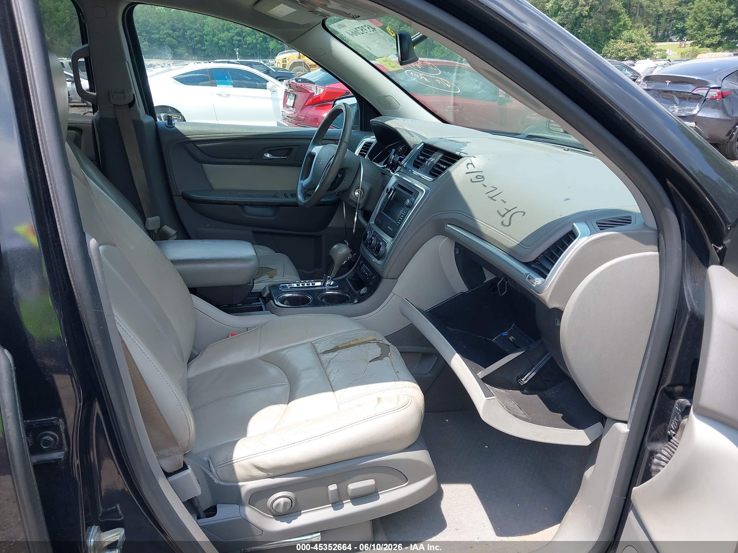 2014 Gmc Acadia Slt-1 Black vin: 1GKKRRKD1EJ276485