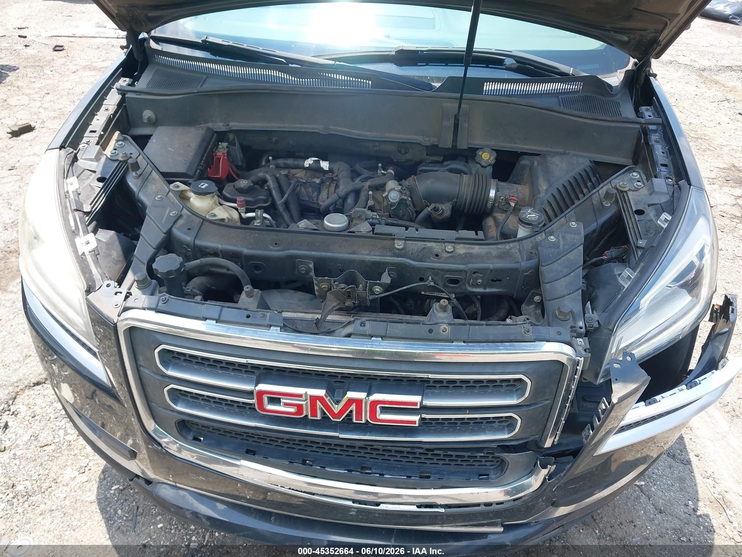 2014 Gmc Acadia Slt-1 Black vin: 1GKKRRKD1EJ276485