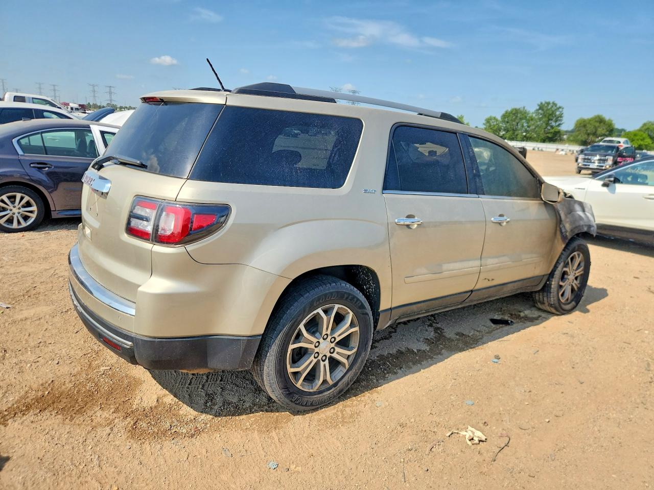 2015 Gmc Acadia Slt-1 Beige vin: 1GKKRRKD1FJ265701