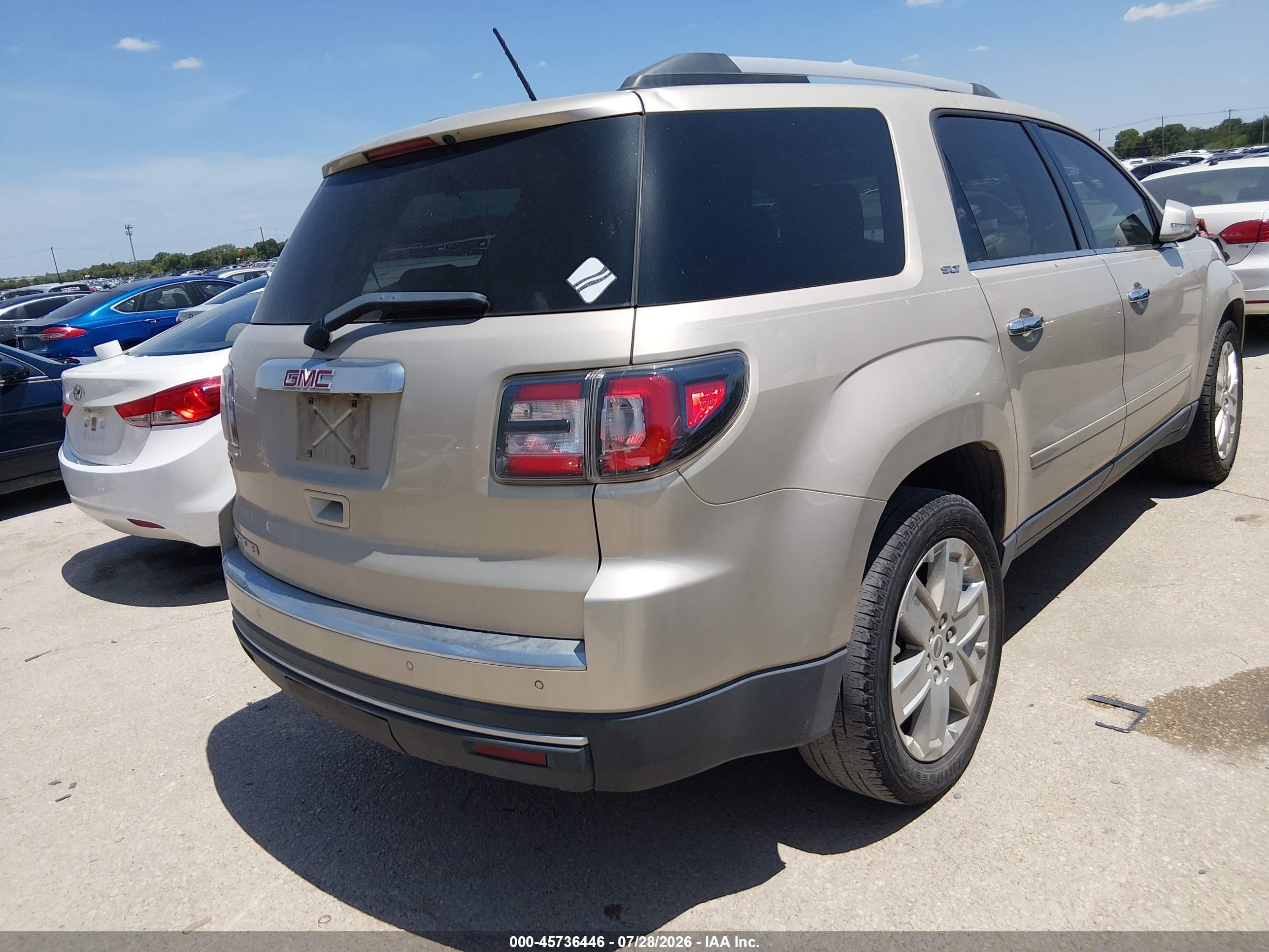 2015 Gmc Acadia Slt-1 Gold vin: 1GKKRRKD1FJ360341