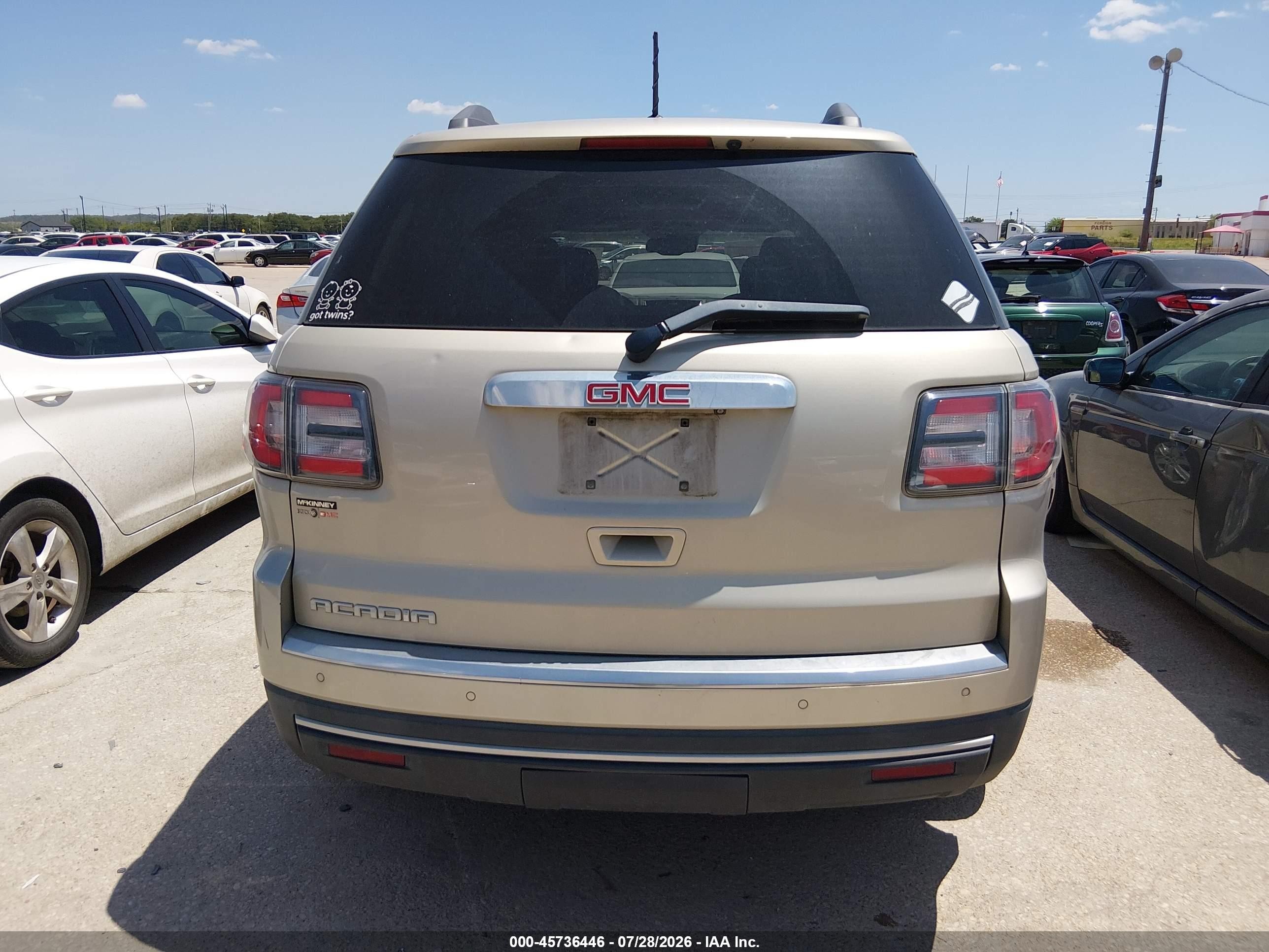 2015 Gmc Acadia Slt-1 Gold vin: 1GKKRRKD1FJ360341