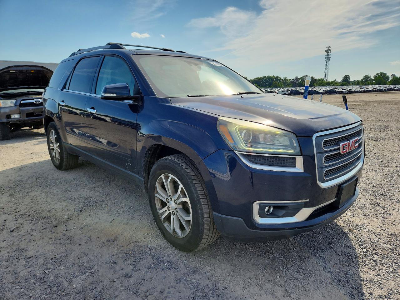 2015 Gmc Acadia Slt-1 Blue vin: 1GKKRRKD1FJ372585