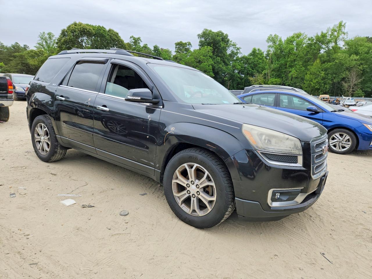 2013 Gmc Acadia Slt-1 Black vin: 1GKKRRKD2DJ170111