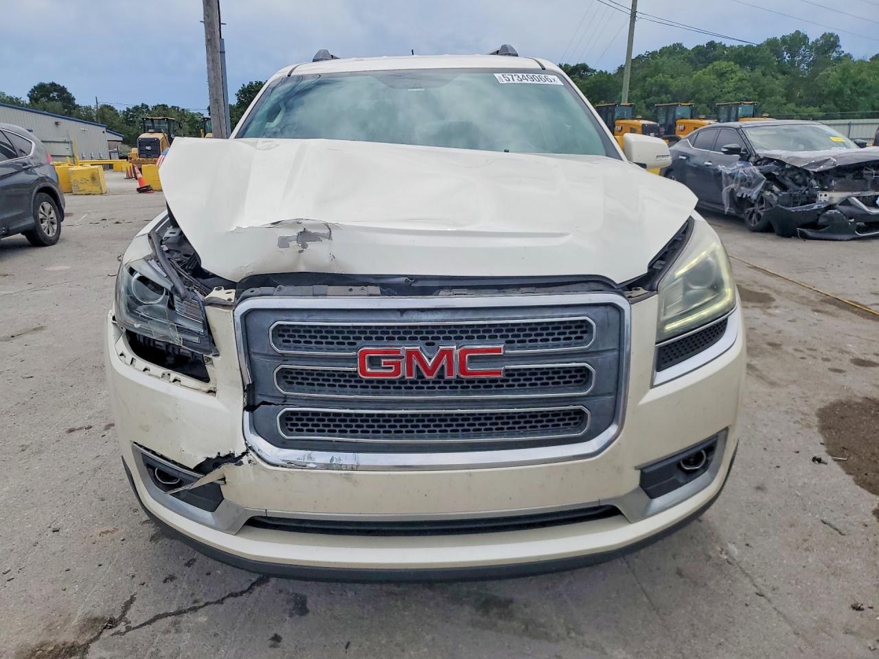 2013 Gmc Acadia Slt-1 White vin: 1GKKRRKD2DJ269964