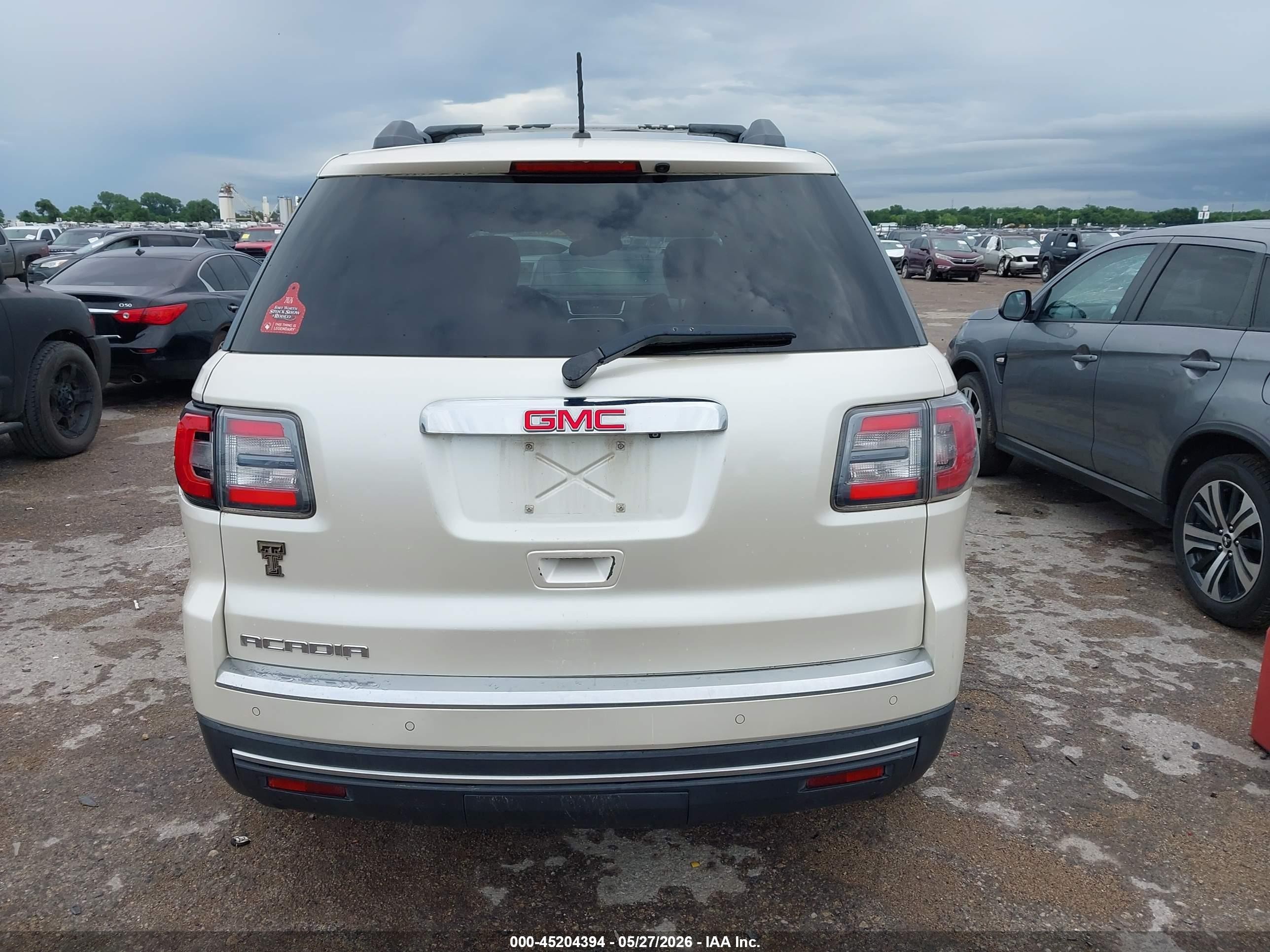 2014 Gmc Acadia Slt-1 White vin: 1GKKRRKD2EJ128538