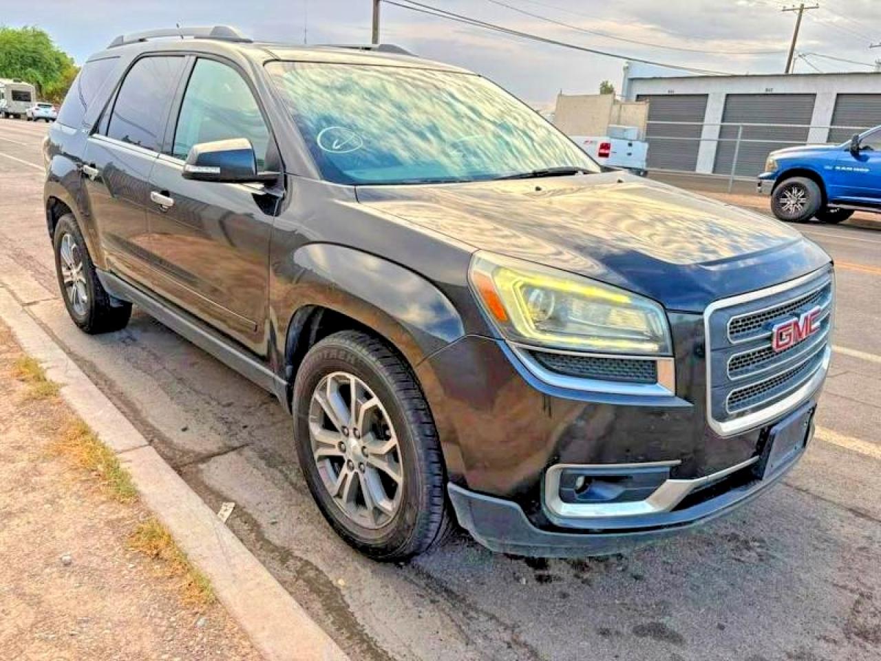 2014 Gmc Acadia Slt-1 Black vin: 1GKKRRKD2EJ224329