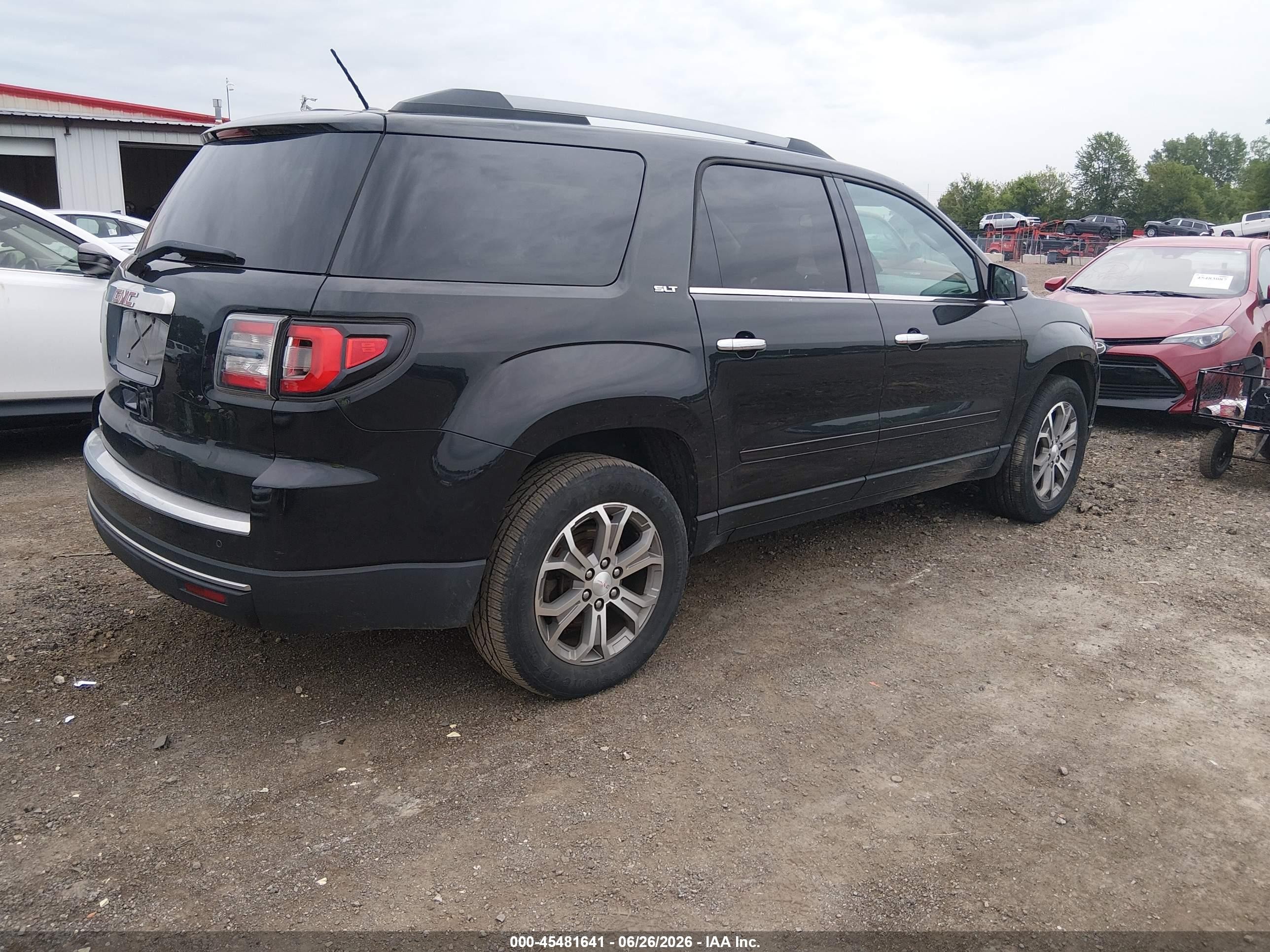 2014 Gmc Acadia Slt-1 Black vin: 1GKKRRKD2EJ249506