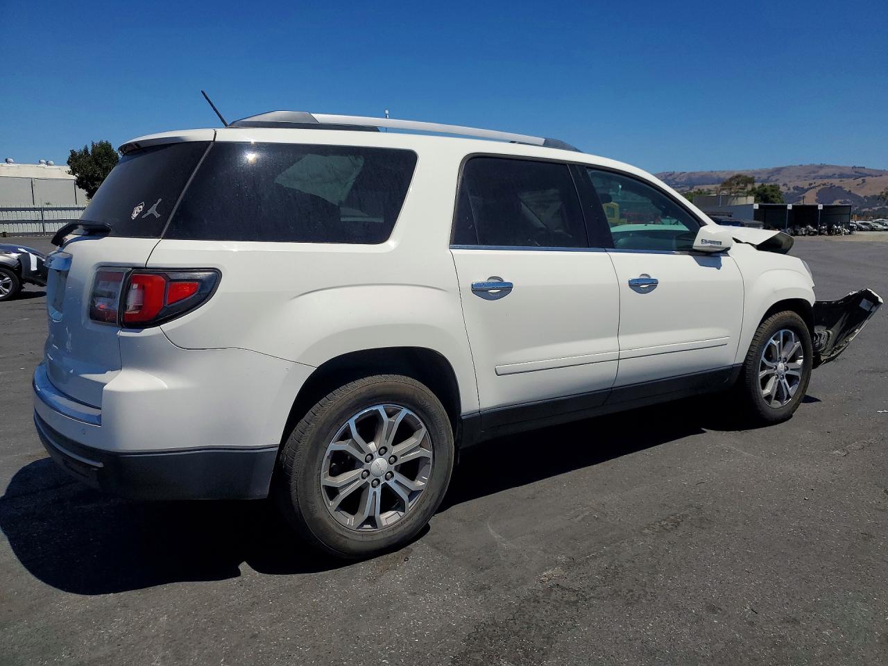 2014 Gmc Acadia Slt-1 White vin: 1GKKRRKD2EJ314001