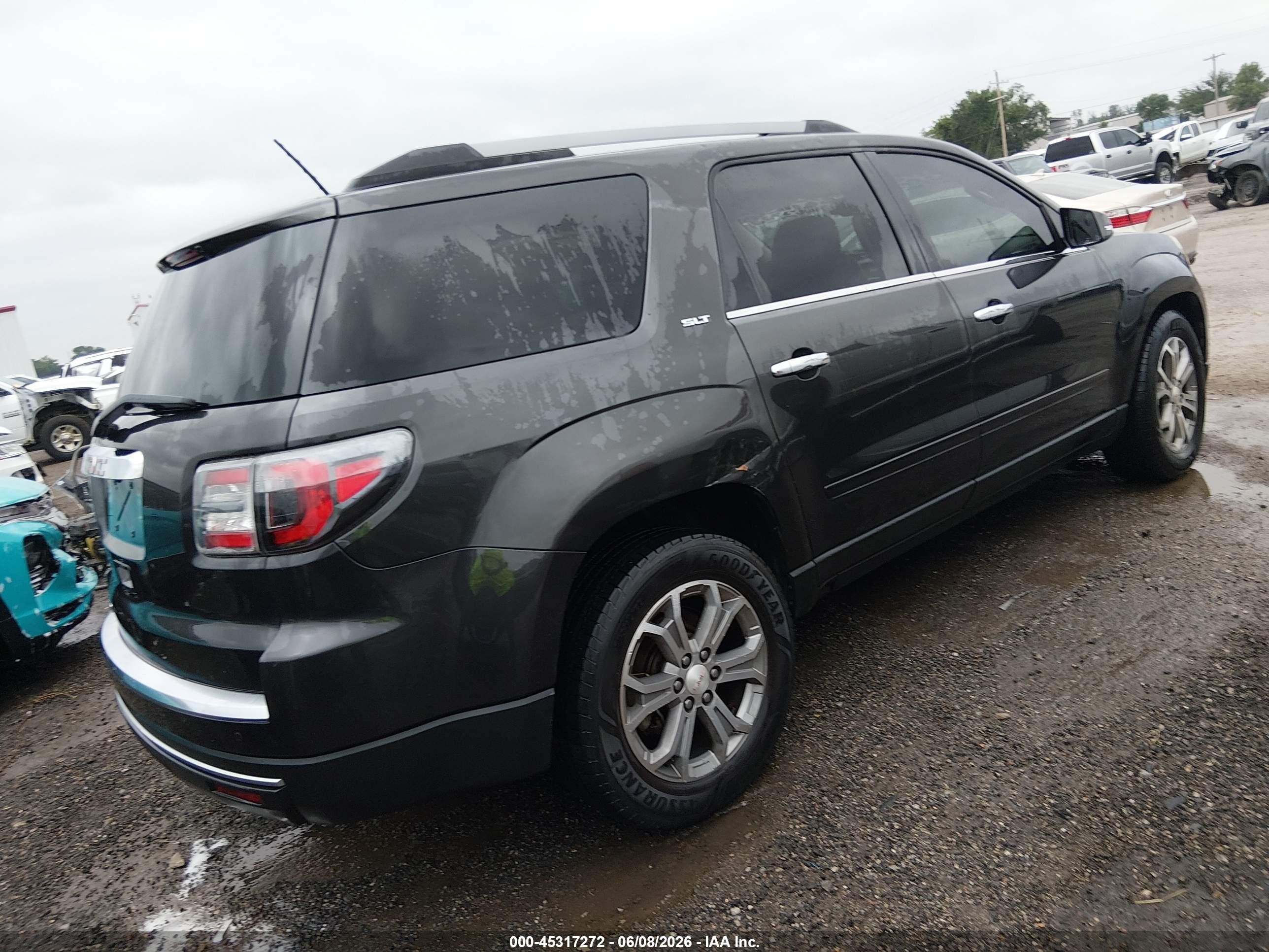2014 Gmc Acadia Slt-1 Gray vin: 1GKKRRKD2EJ369743