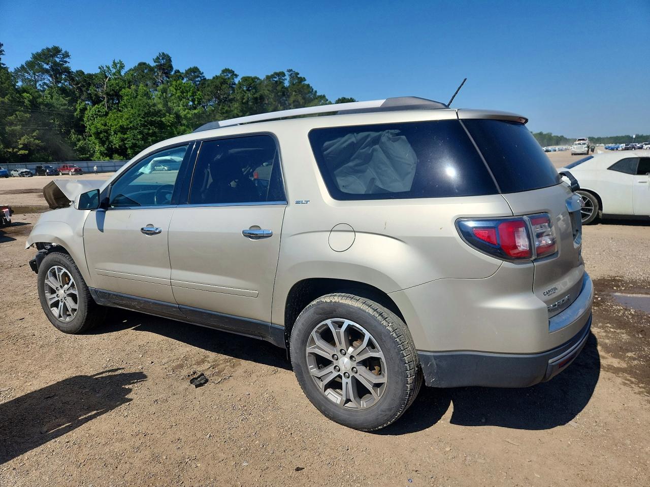 2015 Gmc Acadia Slt-1 Cream vin: 1GKKRRKD2FJ100398