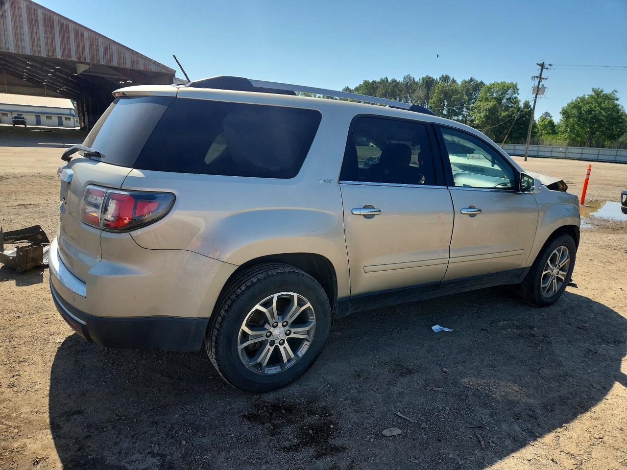 2015 Gmc Acadia Slt-1 Cream vin: 1GKKRRKD2FJ100398