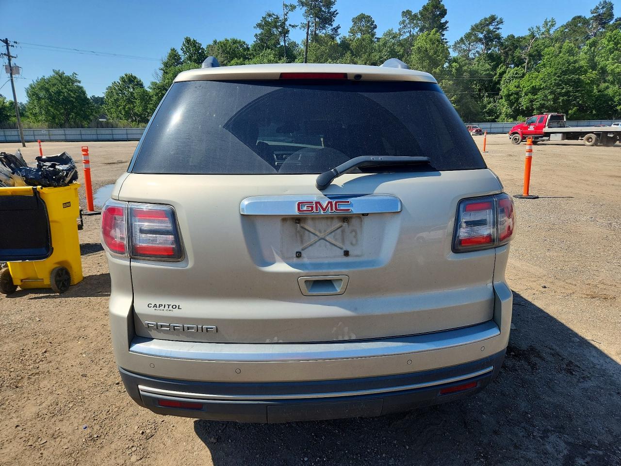 2015 Gmc Acadia Slt-1 Cream vin: 1GKKRRKD2FJ100398