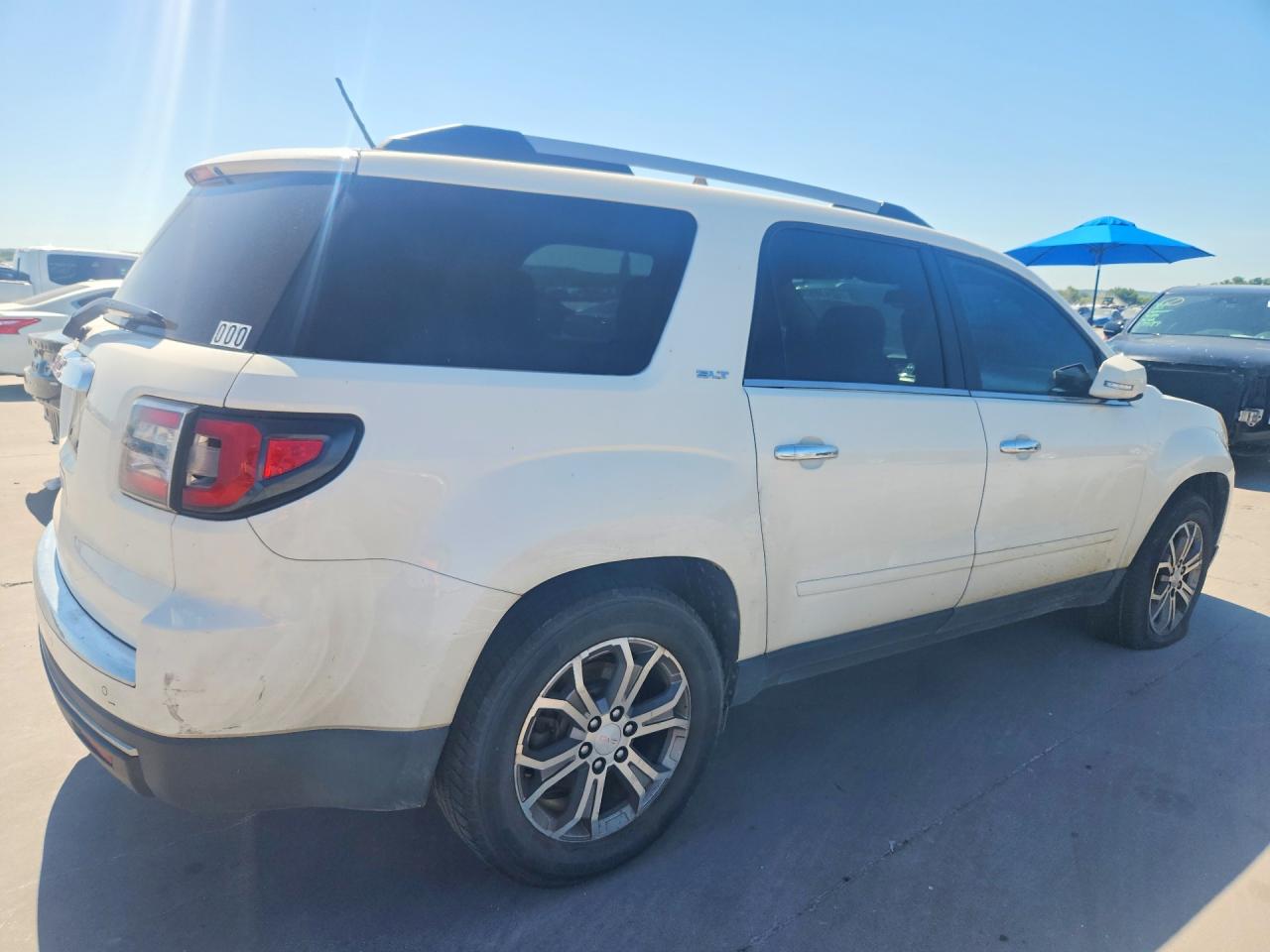2015 Gmc Acadia Slt-1 White vin: 1GKKRRKD2FJ120487