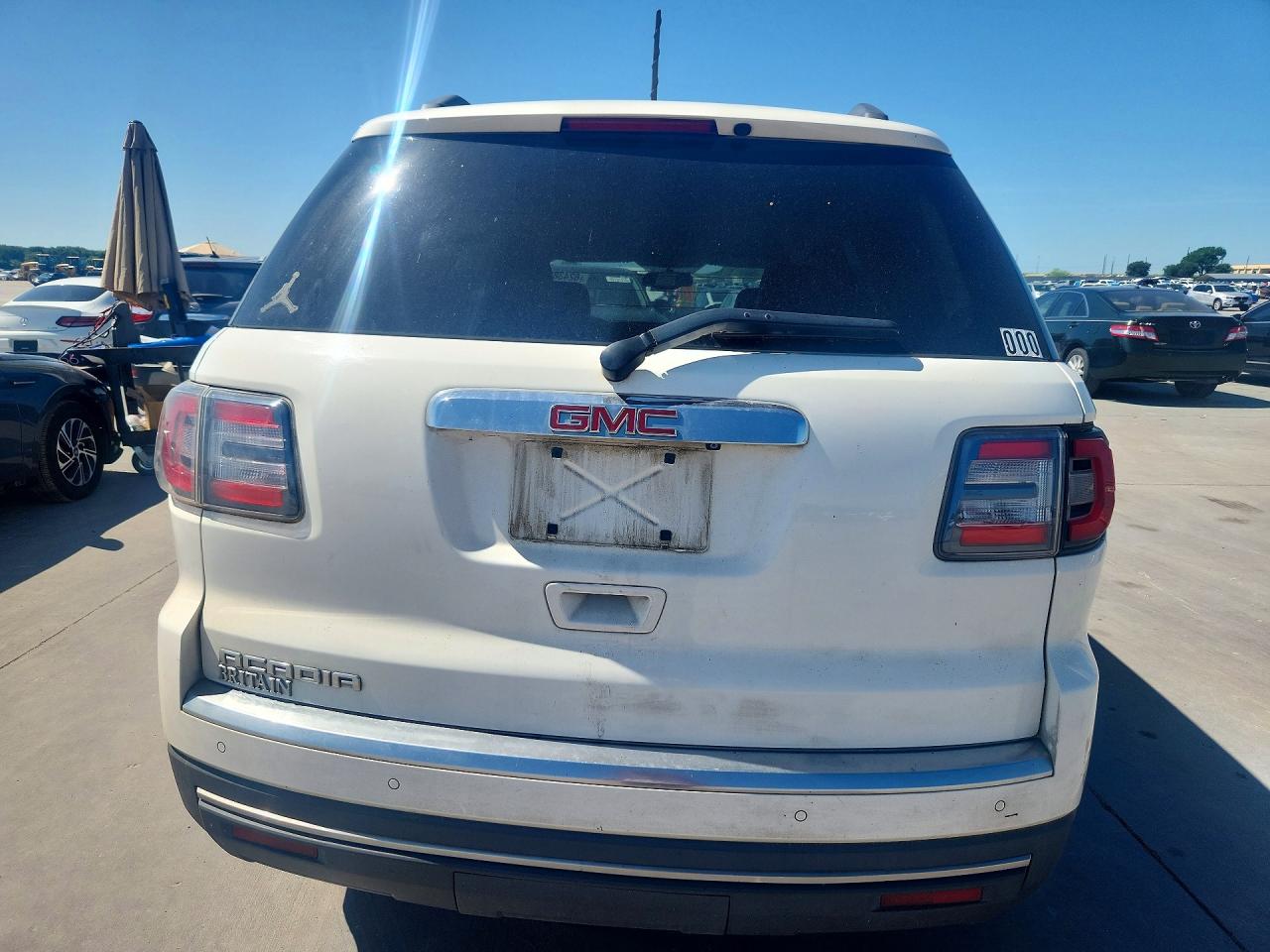 2015 Gmc Acadia Slt-1 White vin: 1GKKRRKD2FJ120487