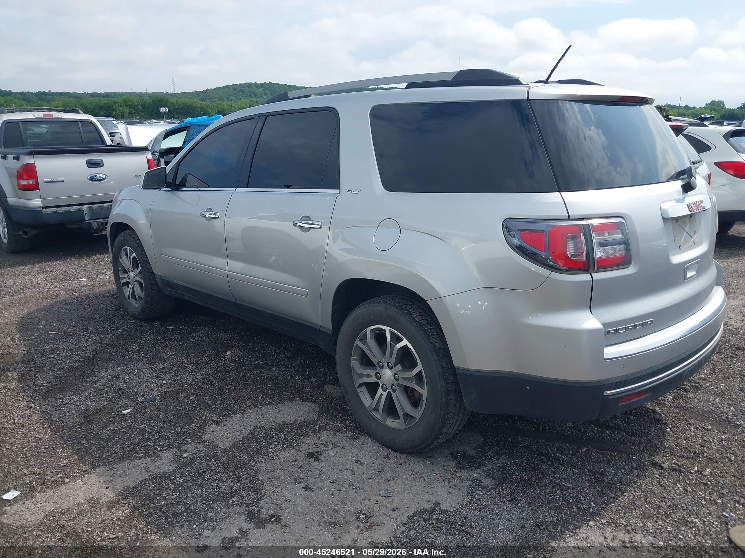 2015 Gmc Acadia Slt-1 Silver vin: 1GKKRRKD2FJ129335