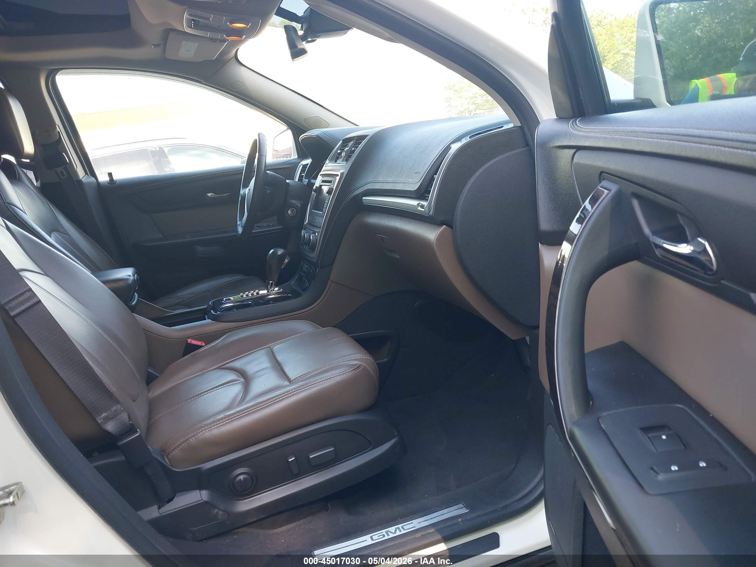 2015 Gmc Acadia Slt-1 White vin: 1GKKRRKD2FJ176462