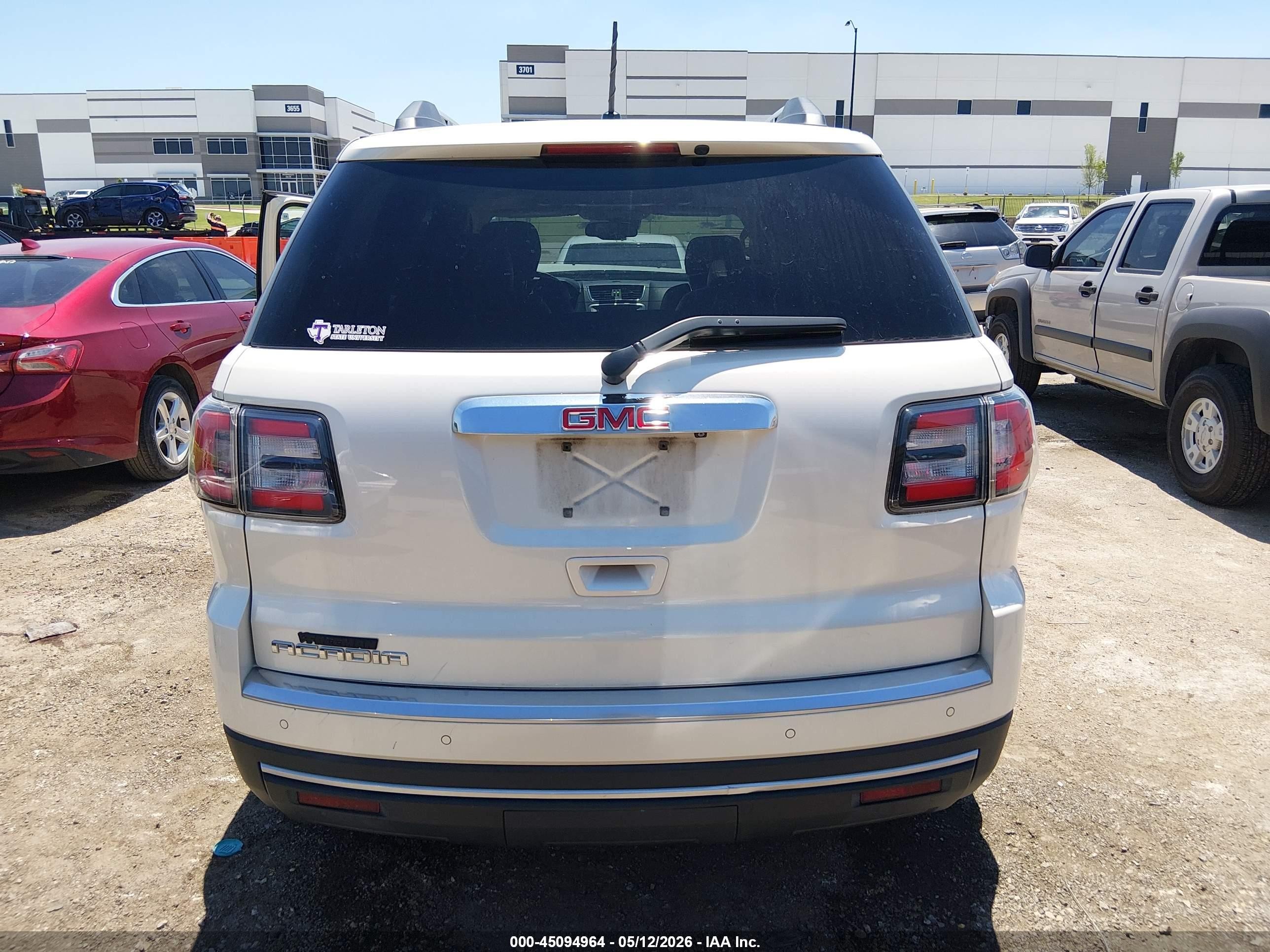 2015 Gmc Acadia Slt-1 White vin: 1GKKRRKD2FJ199532
