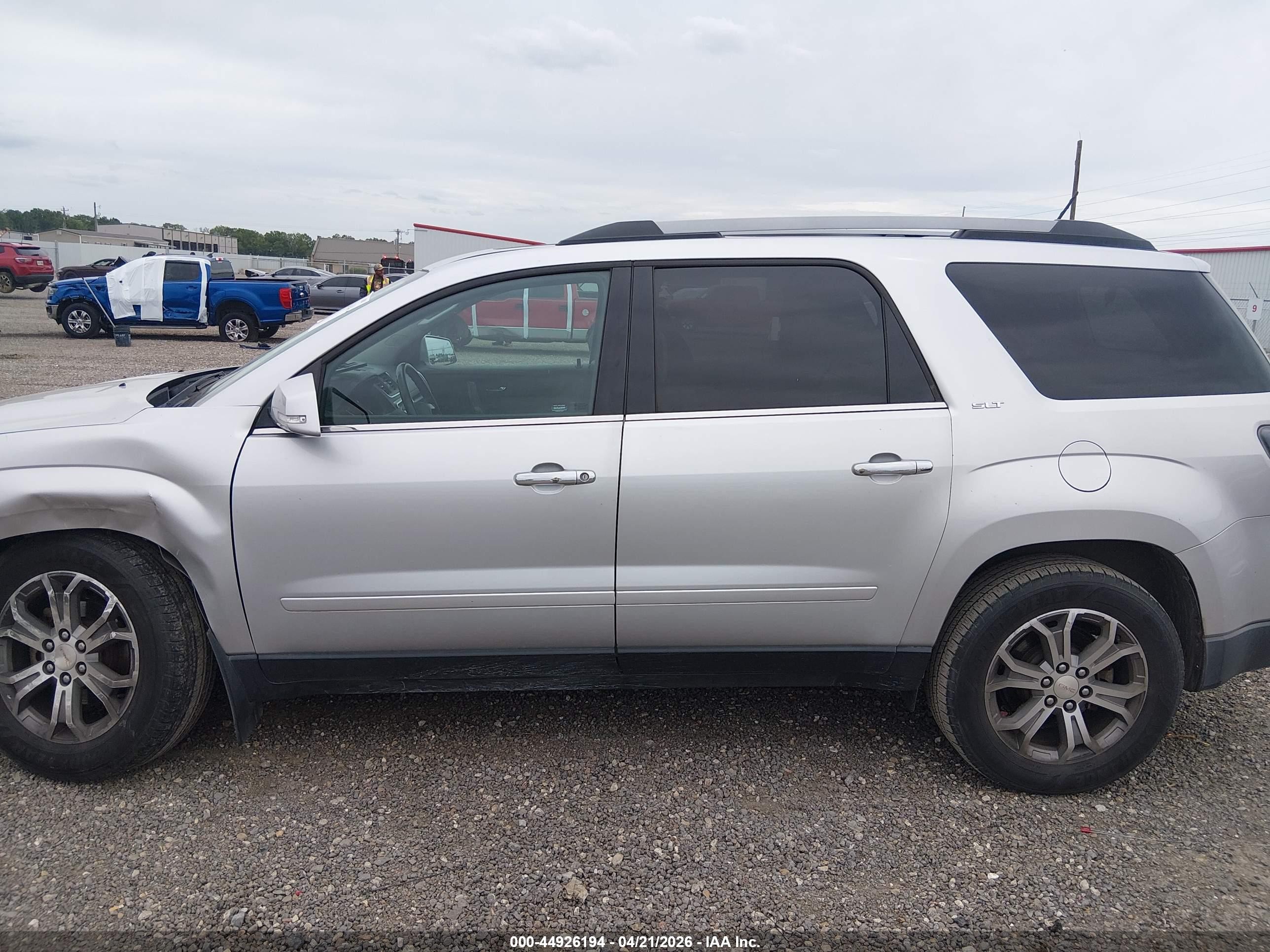 2015 Gmc Acadia Slt-1 Silver vin: 1GKKRRKD2FJ223926