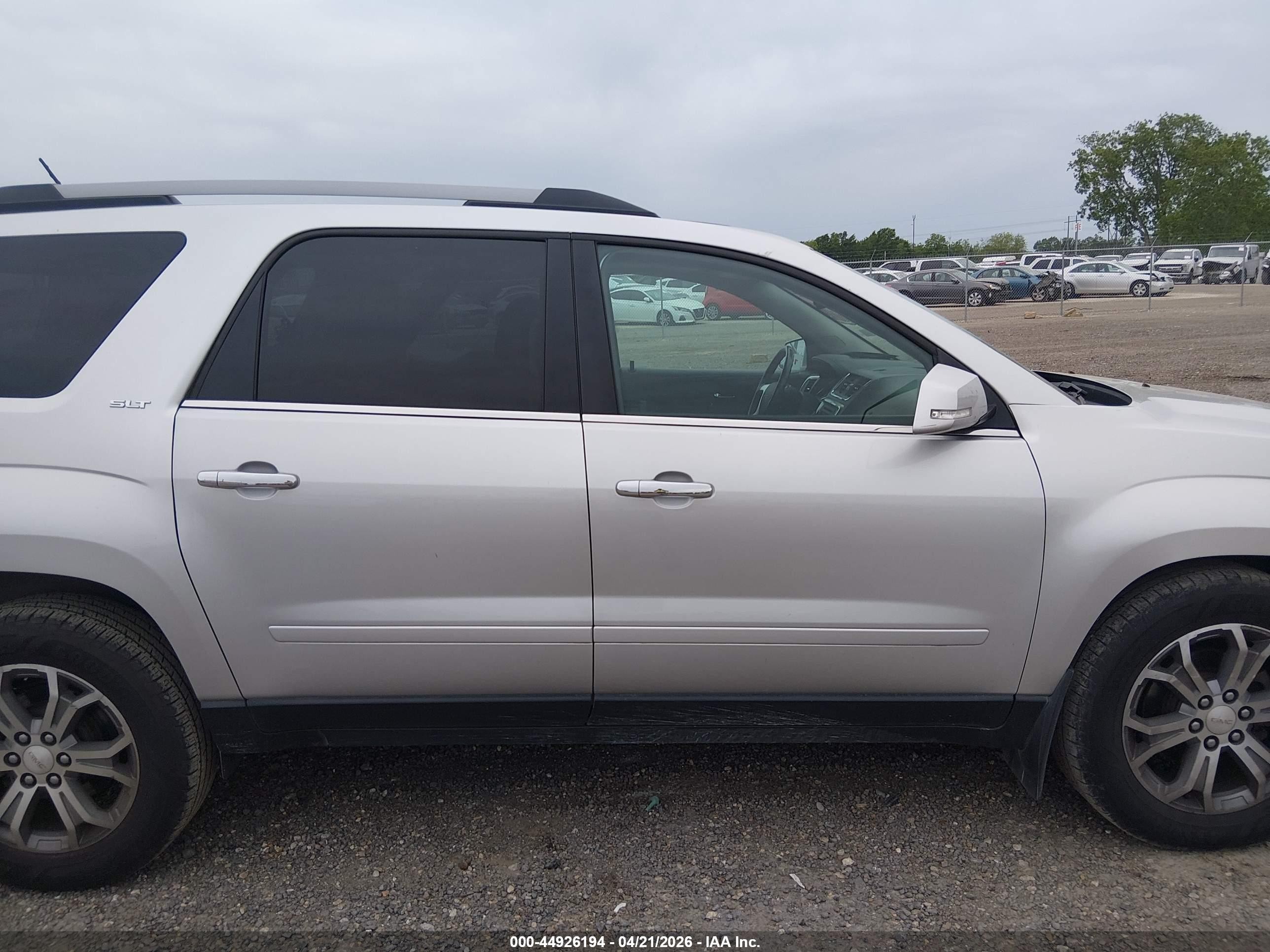 2015 Gmc Acadia Slt-1 Silver vin: 1GKKRRKD2FJ223926