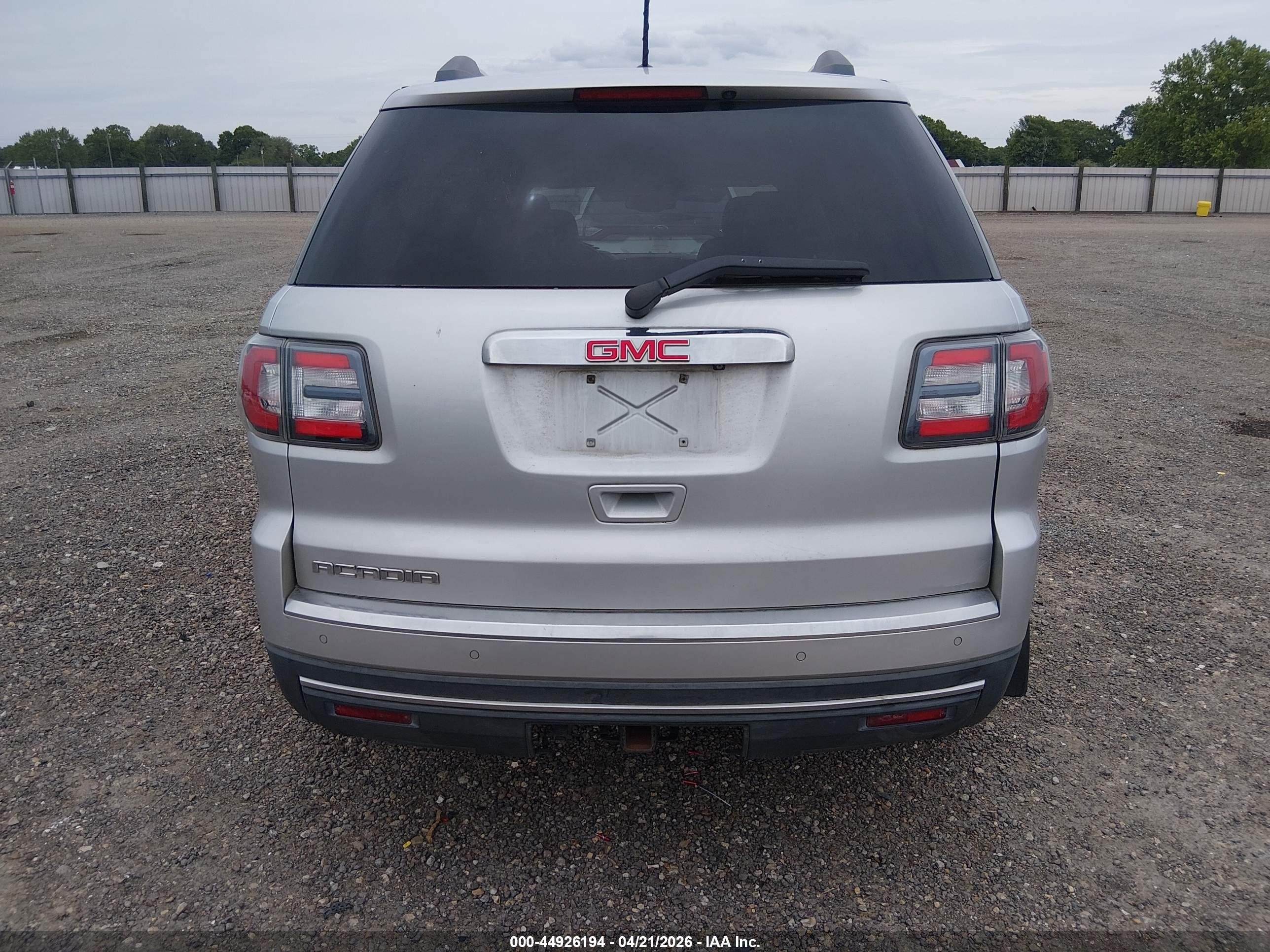 2015 Gmc Acadia Slt-1 Silver vin: 1GKKRRKD2FJ223926