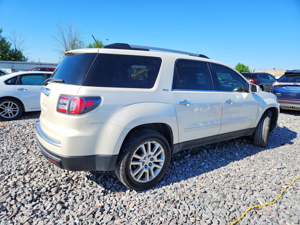 2015 Gmc Acadia Slt-1 Белый vin: 1GKKRRKD2FJ285021