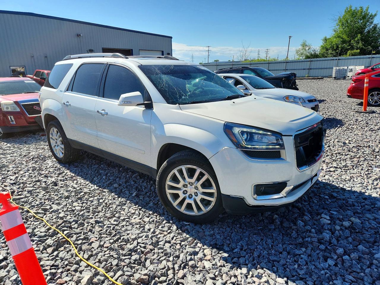 2015 Gmc Acadia Slt-1 Белый vin: 1GKKRRKD2FJ285021