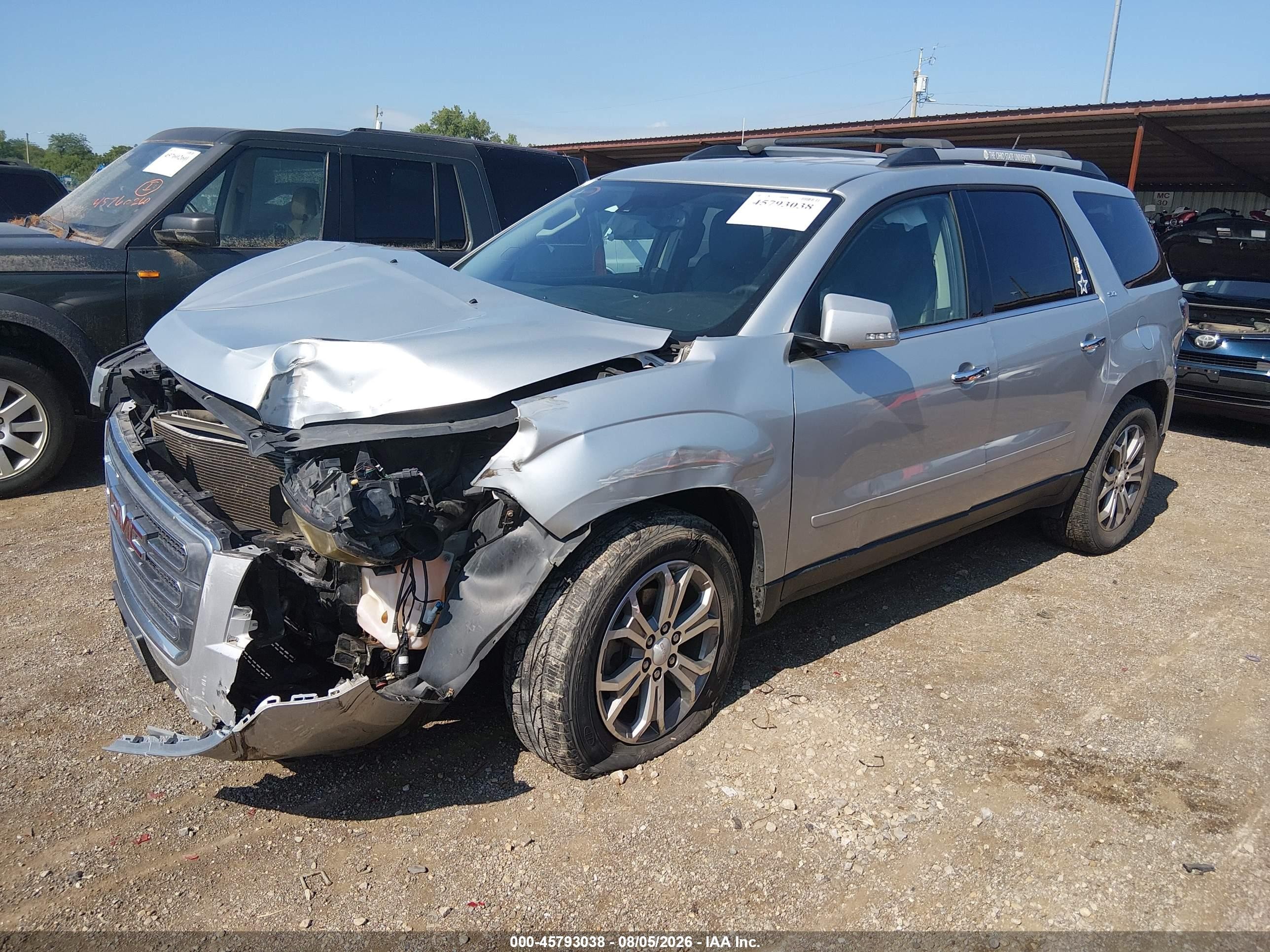 2015 Gmc Acadia Slt-1 Silver vin: 1GKKRRKD2FJ339997