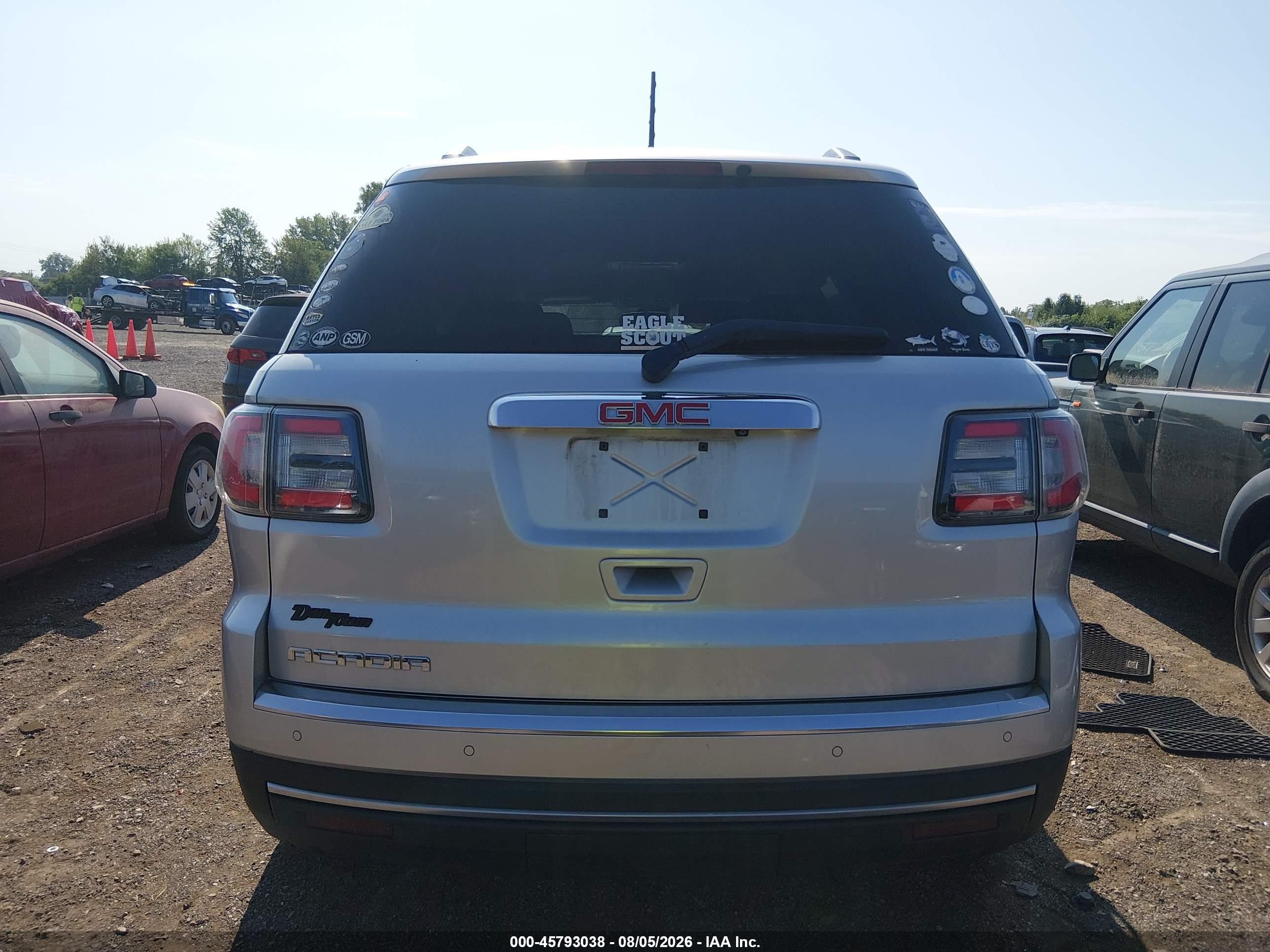 2015 Gmc Acadia Slt-1 Silver vin: 1GKKRRKD2FJ339997