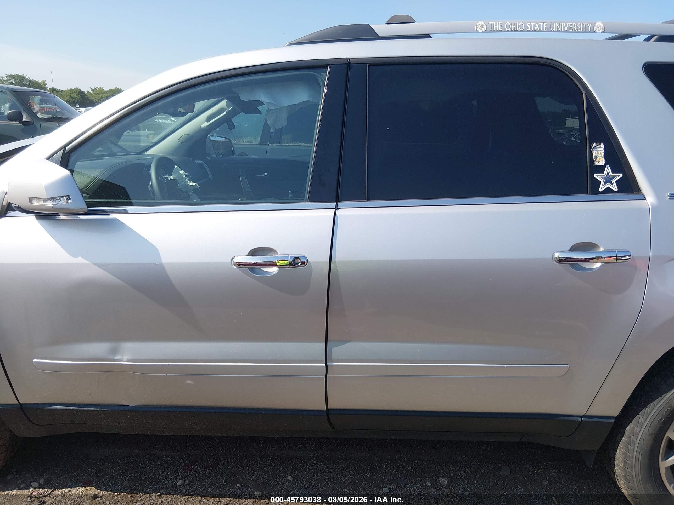 2015 Gmc Acadia Slt-1 Silver vin: 1GKKRRKD2FJ339997