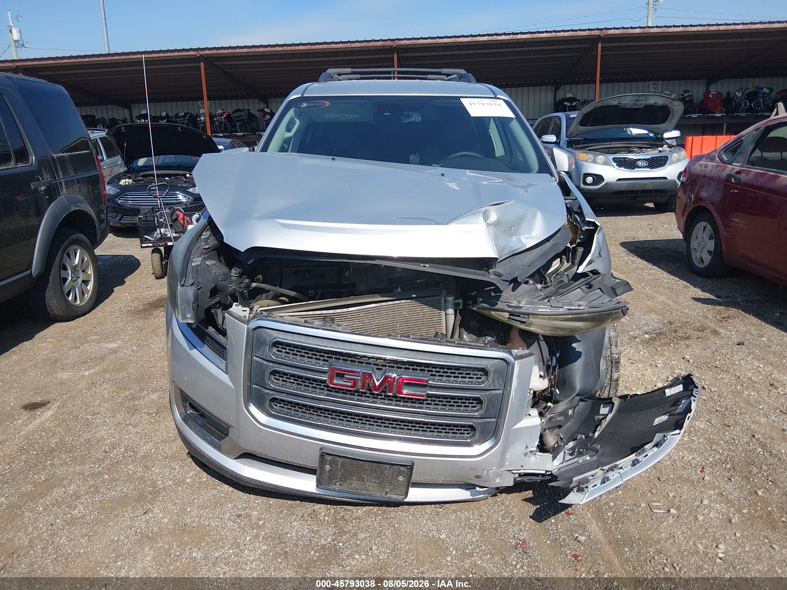 2015 Gmc Acadia Slt-1 Silver vin: 1GKKRRKD2FJ339997