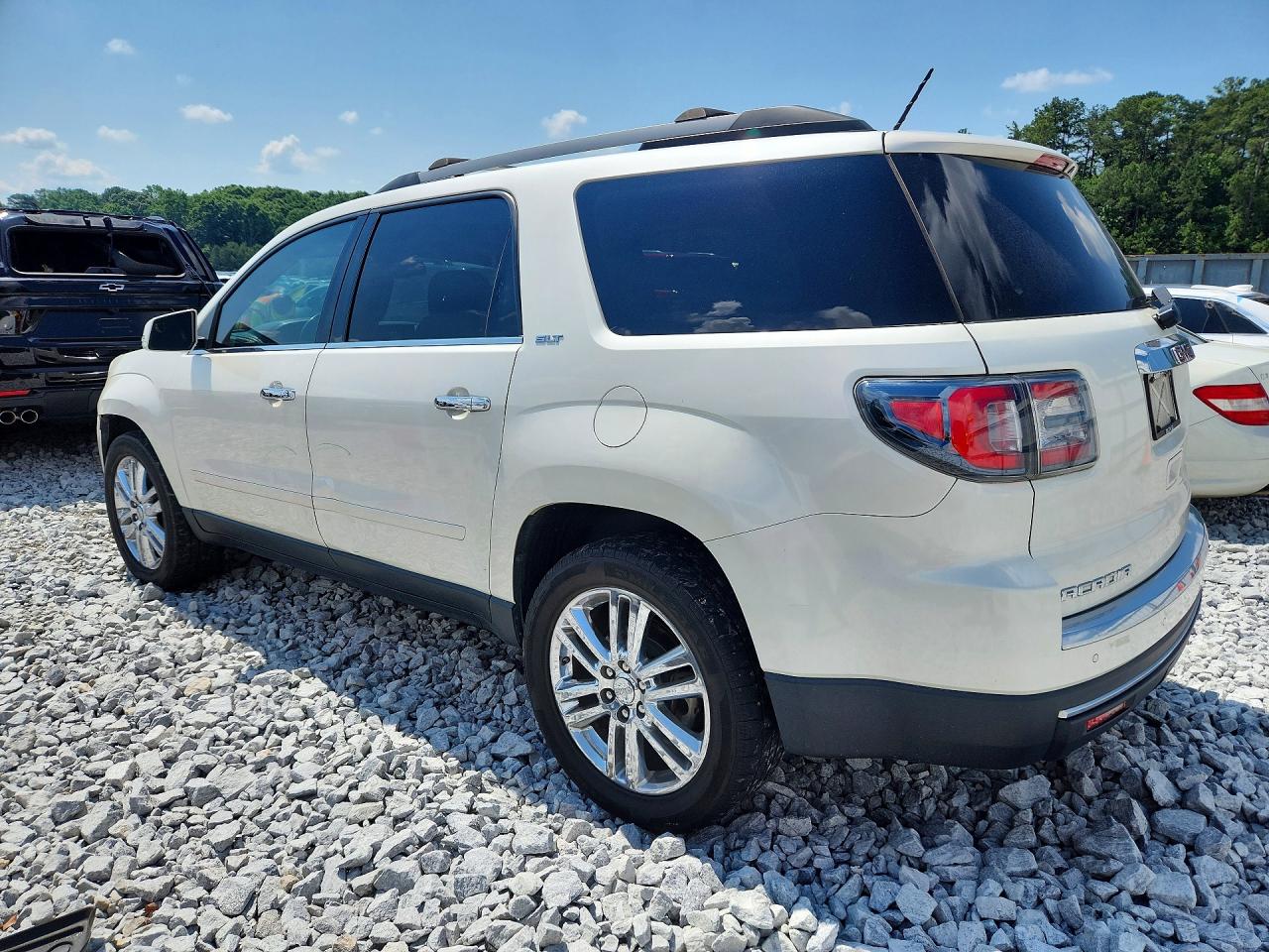 2013 Gmc Acadia Slt-1 White vin: 1GKKRRKD3DJ226850