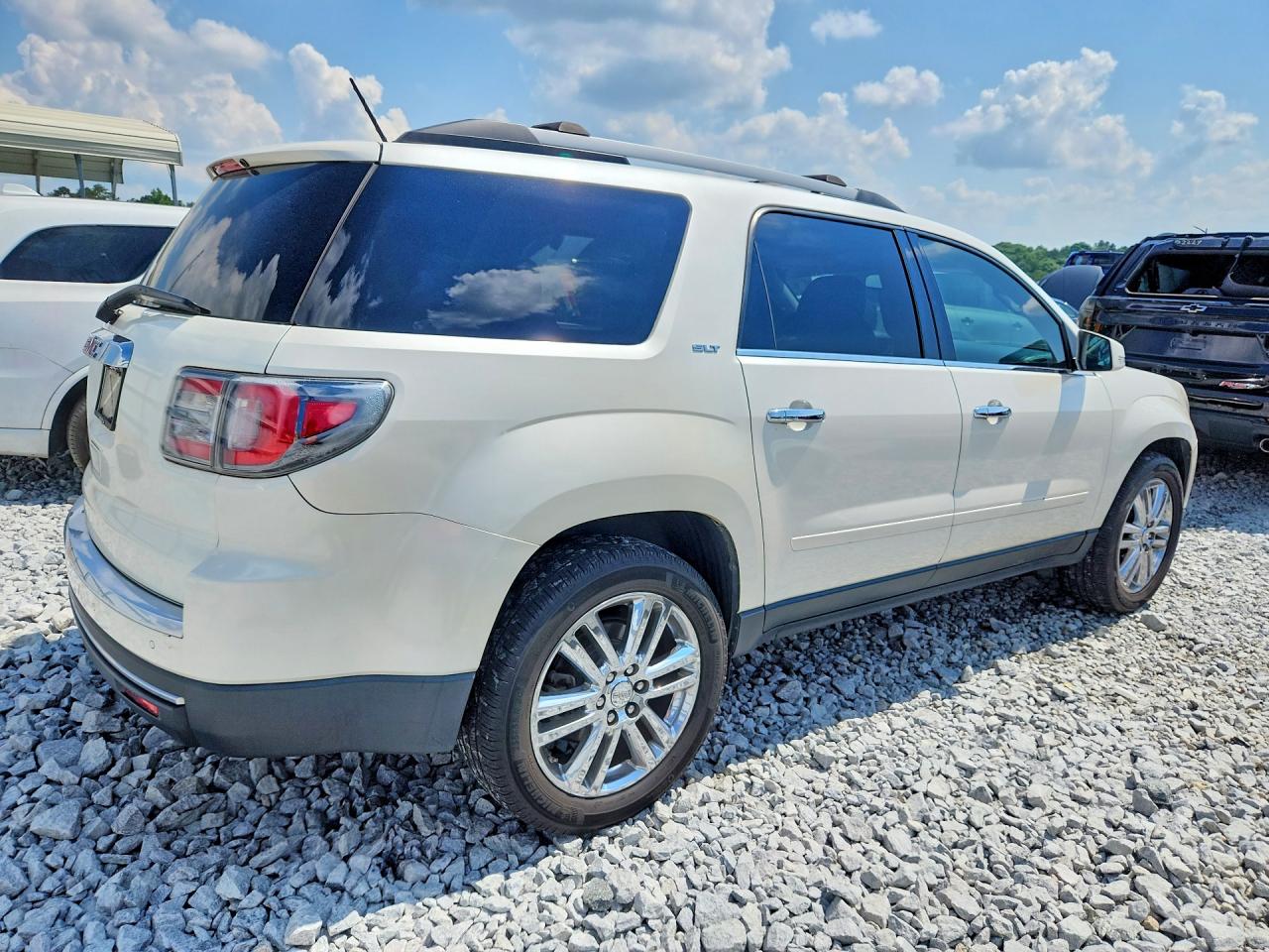 2013 Gmc Acadia Slt-1 White vin: 1GKKRRKD3DJ226850