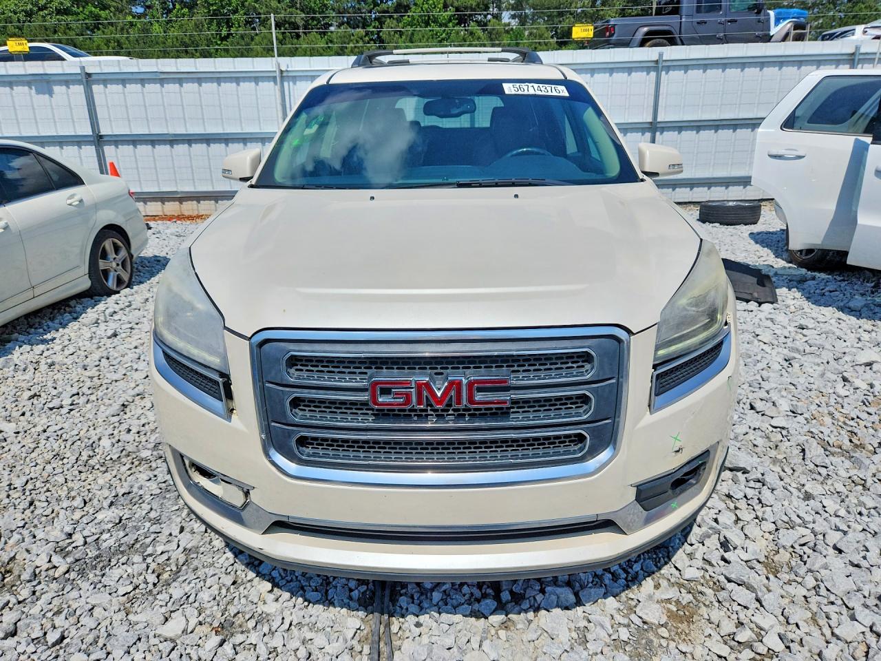 2013 Gmc Acadia Slt-1 White vin: 1GKKRRKD3DJ226850