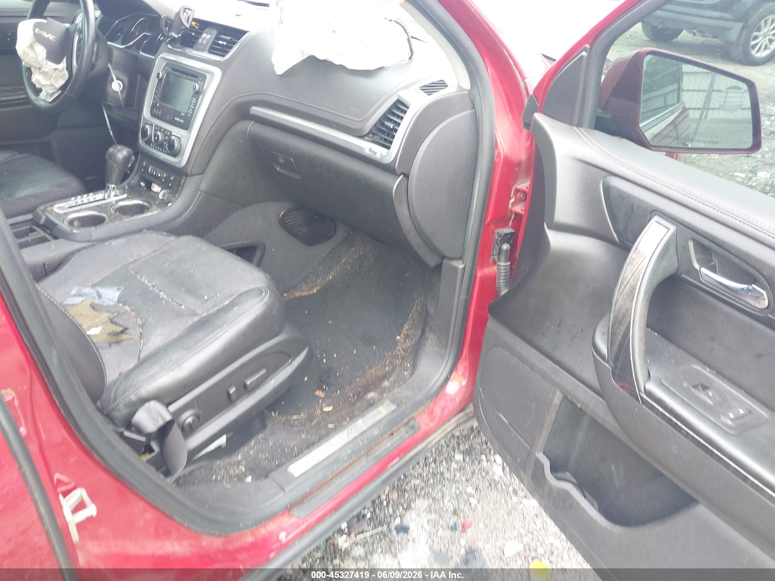 2014 Gmc Acadia Slt-1 Red vin: 1GKKRRKD3EJ146417