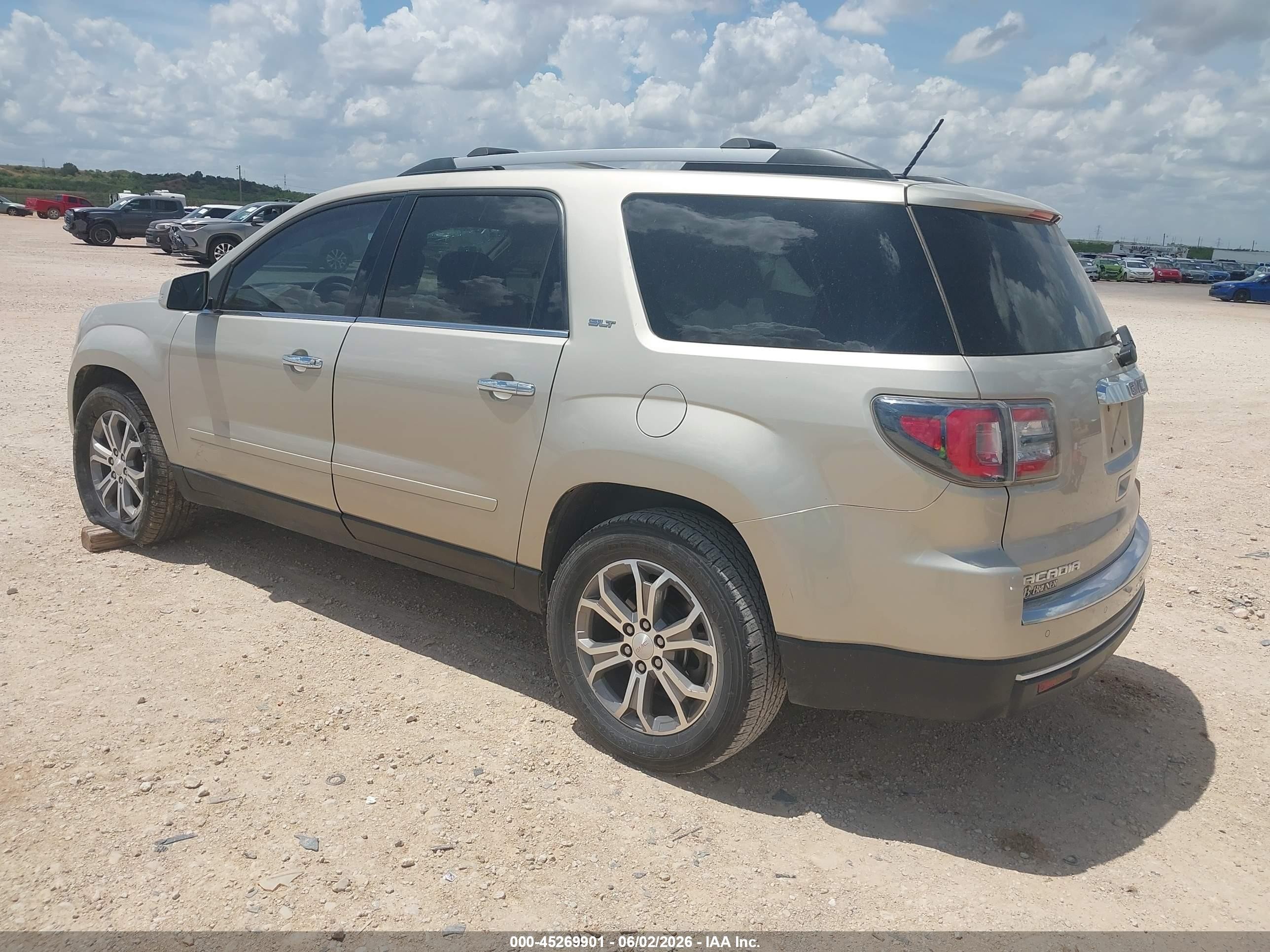 2014 Gmc Acadia Slt-1 Silver vin: 1GKKRRKD3EJ346293