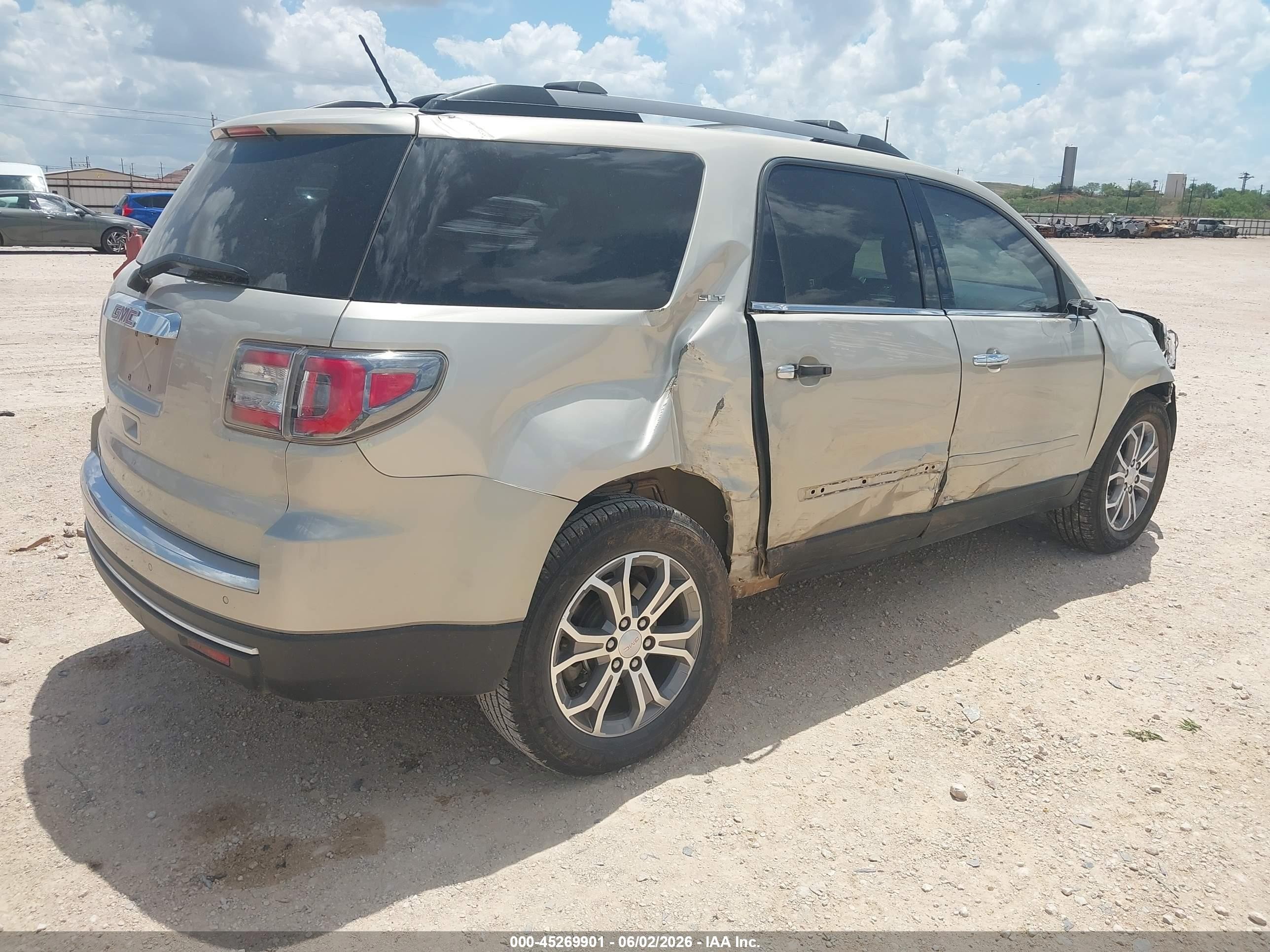 2014 Gmc Acadia Slt-1 Silver vin: 1GKKRRKD3EJ346293