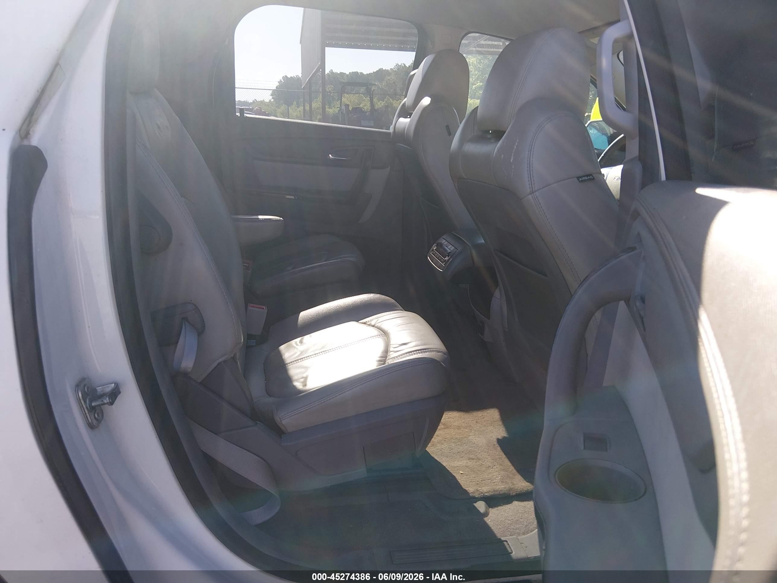 2014 Gmc Acadia Slt-1 White vin: 1GKKRRKD3EJ358217