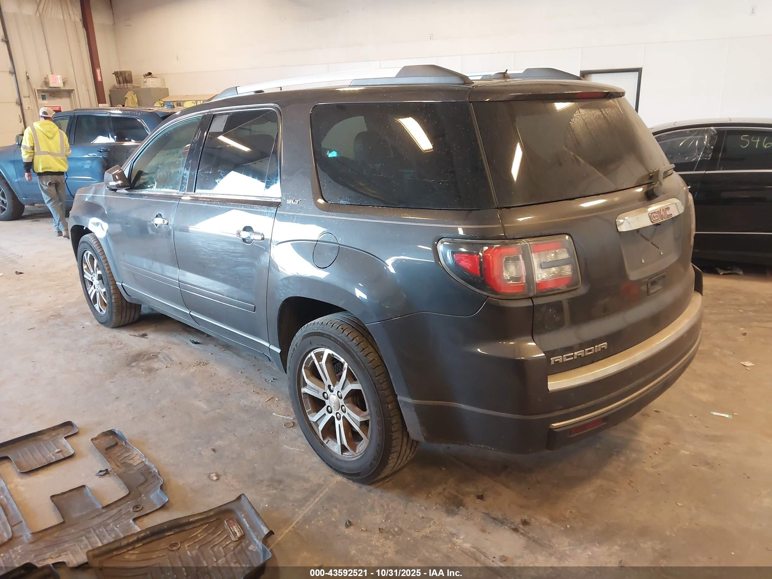 2015 Gmc Acadia Slt-1 Gray vin: 1GKKRRKD3FJ170086