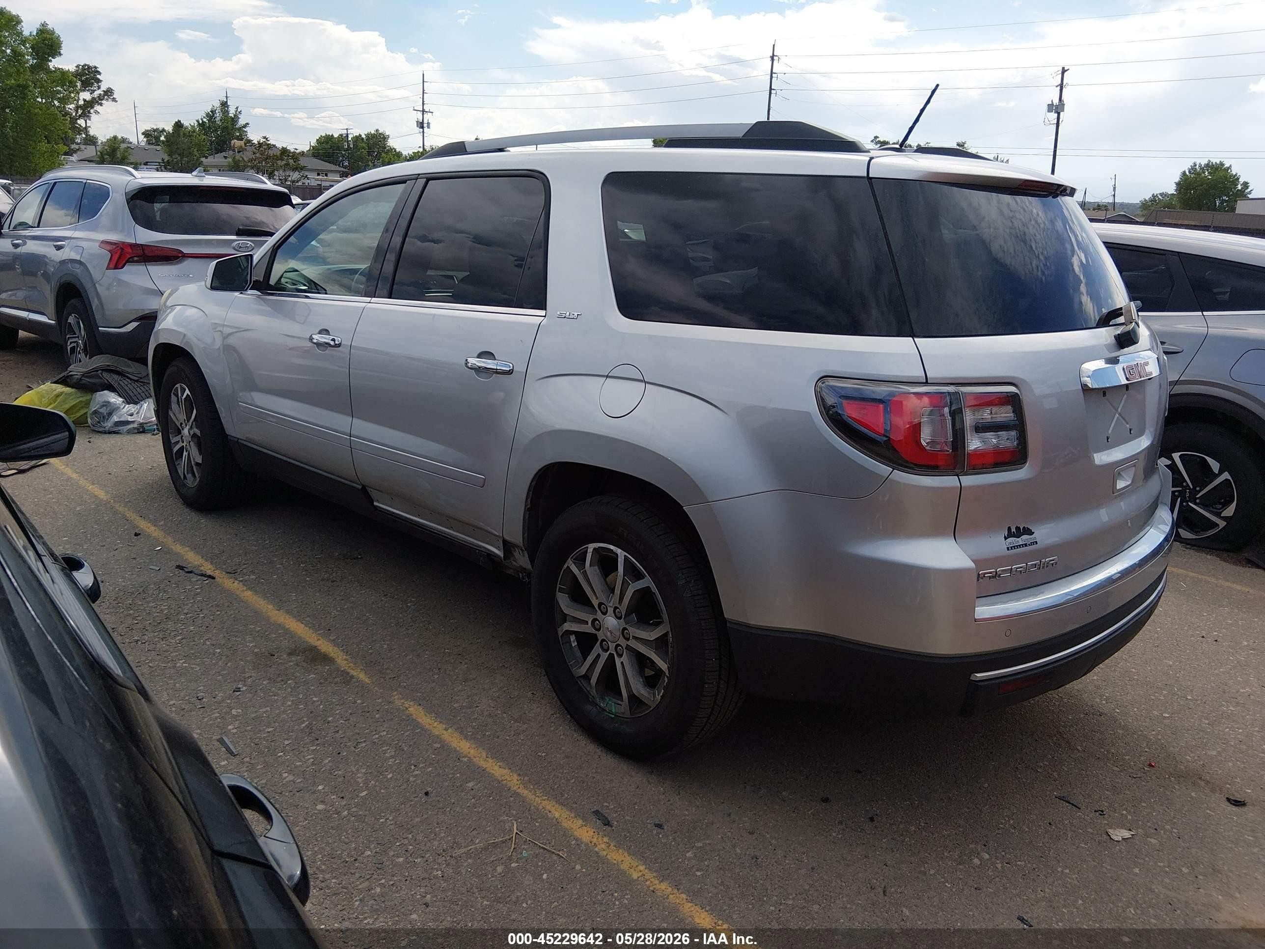 2015 Gmc Acadia Slt-1 Серебряный vin: 1GKKRRKD3FJ206617