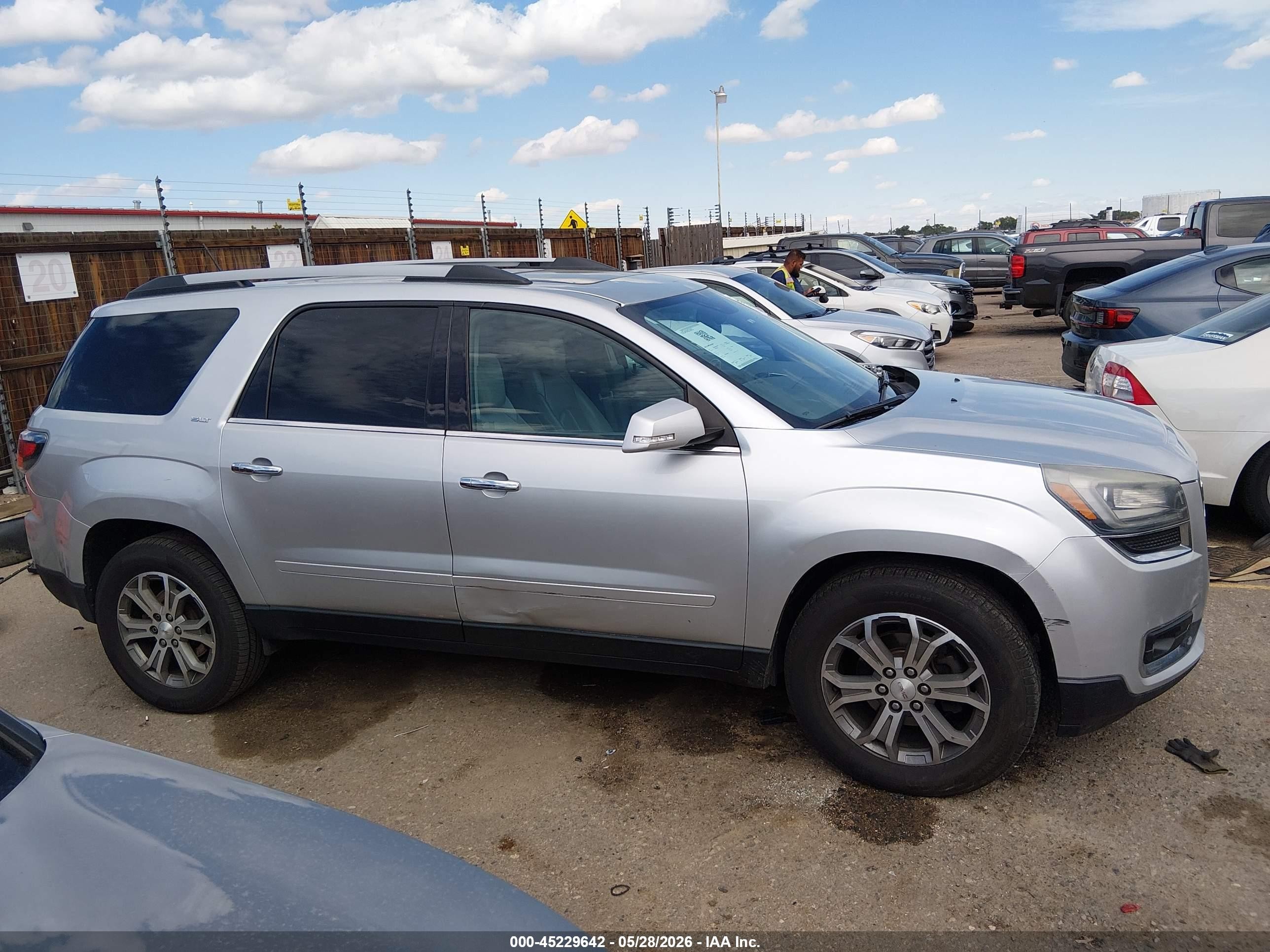 2015 Gmc Acadia Slt-1 Серебряный vin: 1GKKRRKD3FJ206617