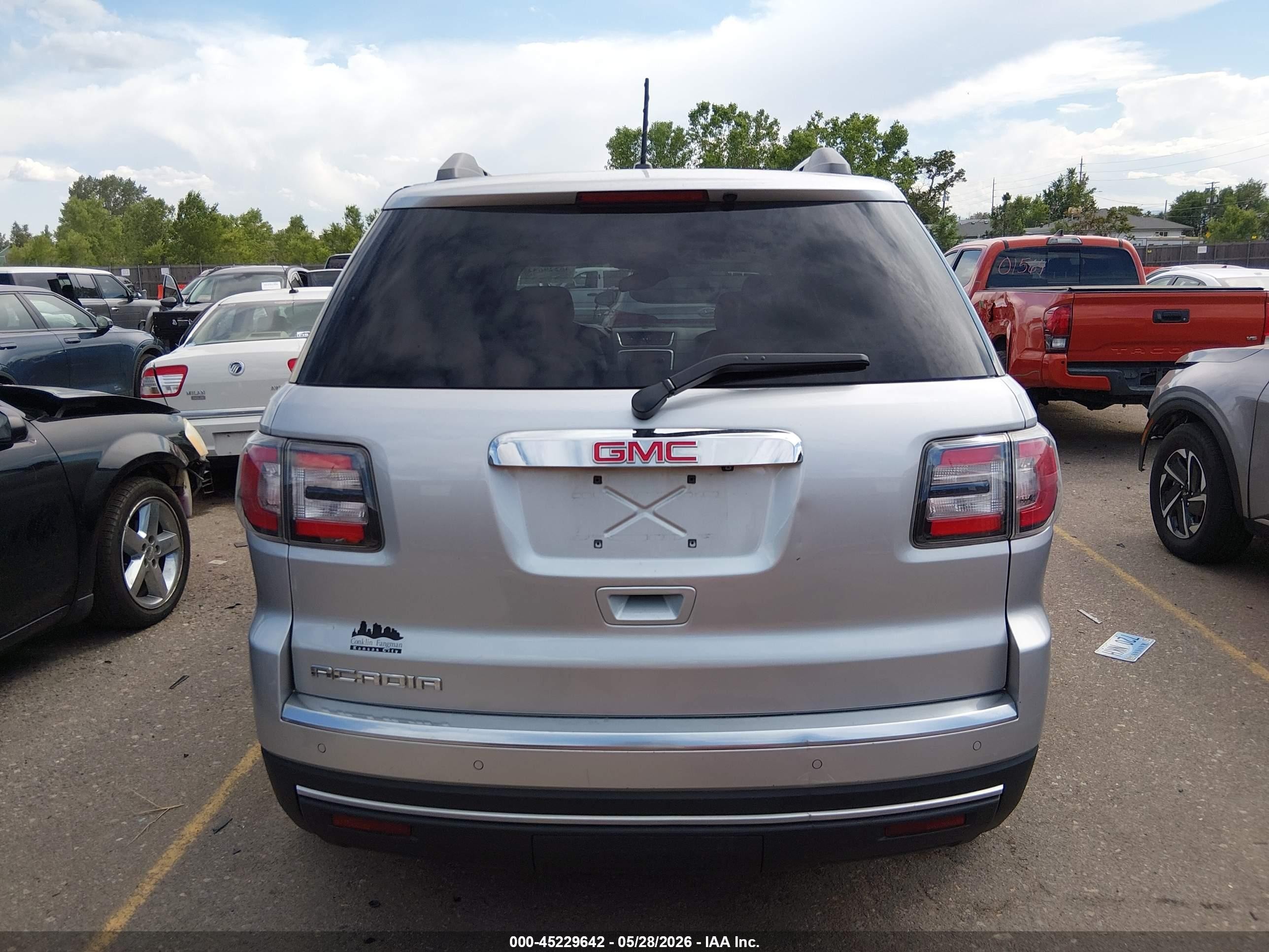 2015 Gmc Acadia Slt-1 Серебряный vin: 1GKKRRKD3FJ206617