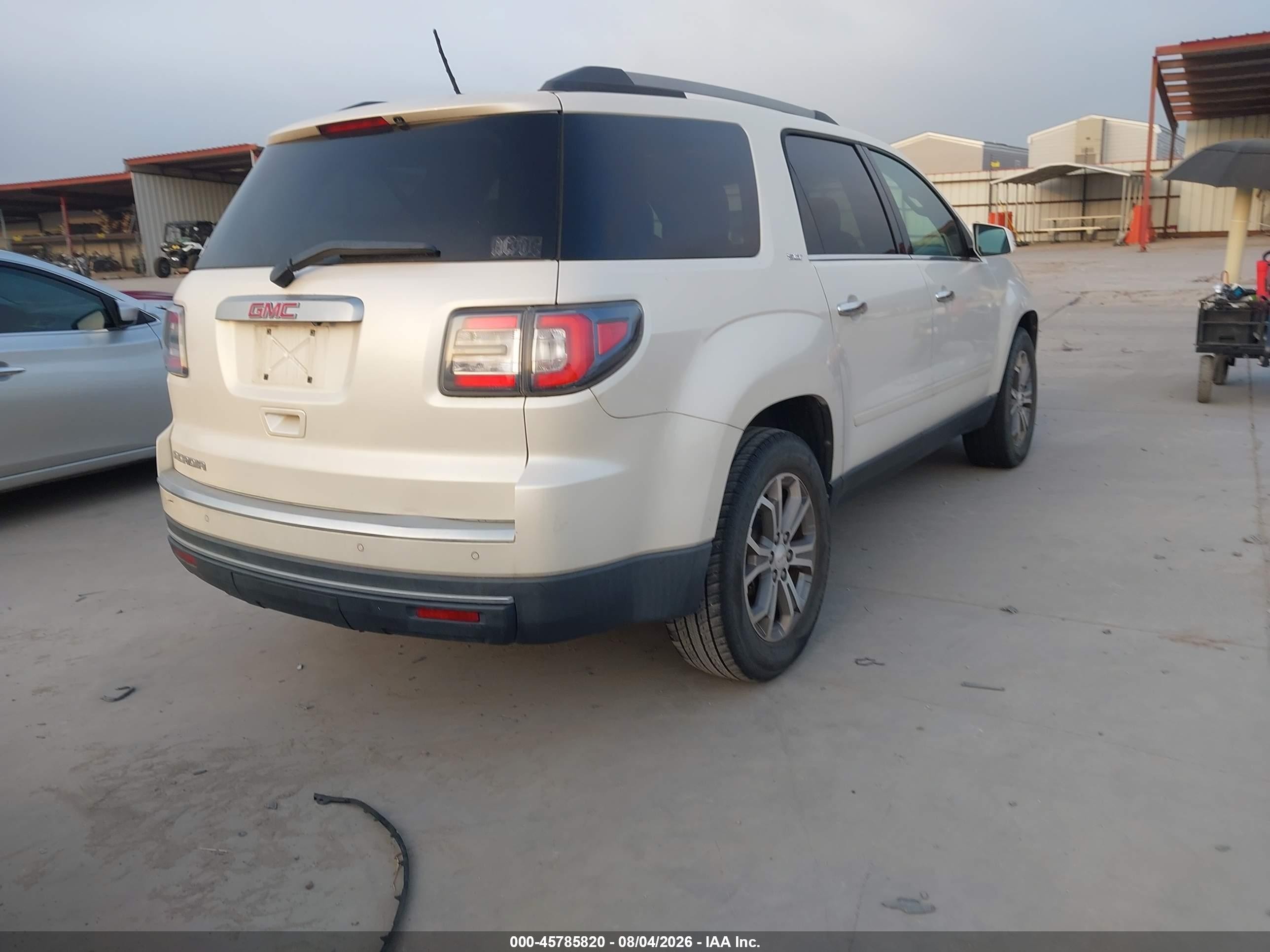 2015 Gmc Acadia Slt-1 White vin: 1GKKRRKD3FJ293368
