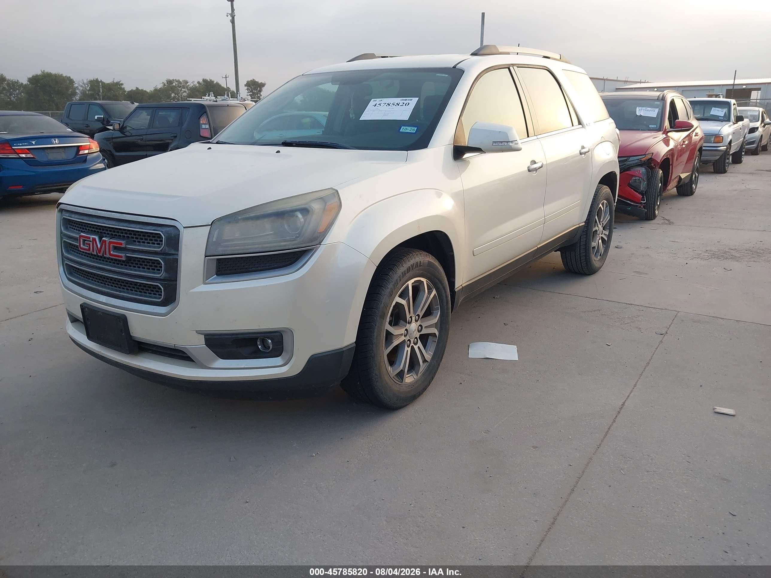 2015 Gmc Acadia Slt-1 White vin: 1GKKRRKD3FJ293368