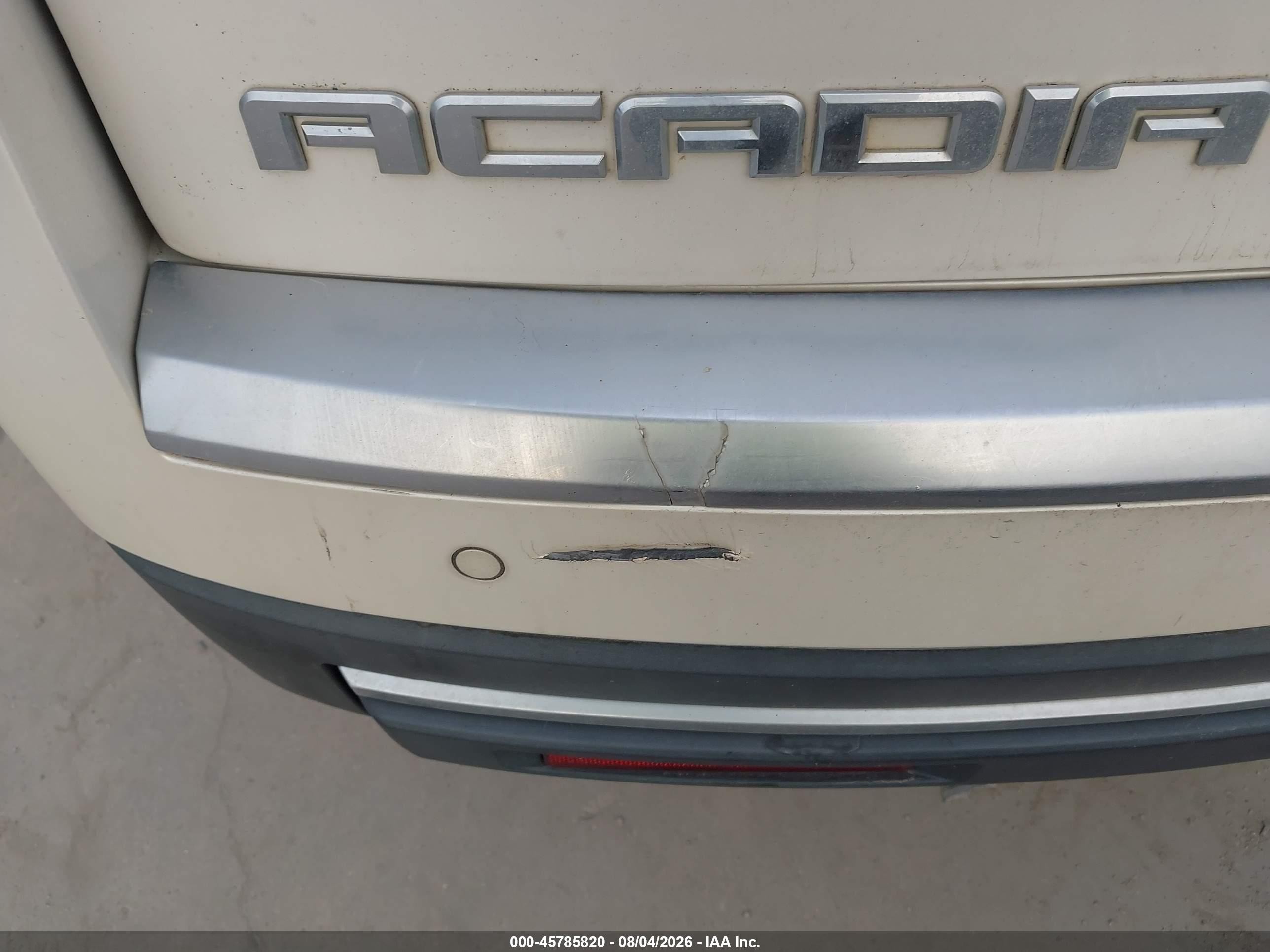 2015 Gmc Acadia Slt-1 White vin: 1GKKRRKD3FJ293368