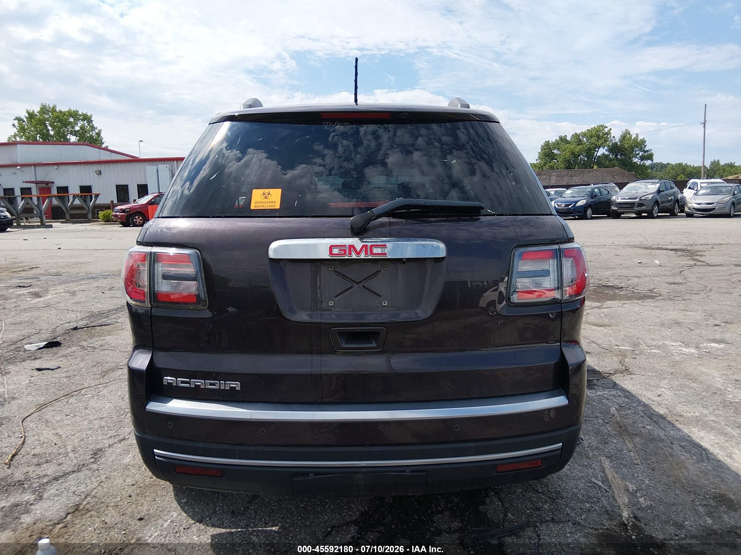 2015 Gmc Acadia Slt-1 Purple vin: 1GKKRRKD3FJ352306