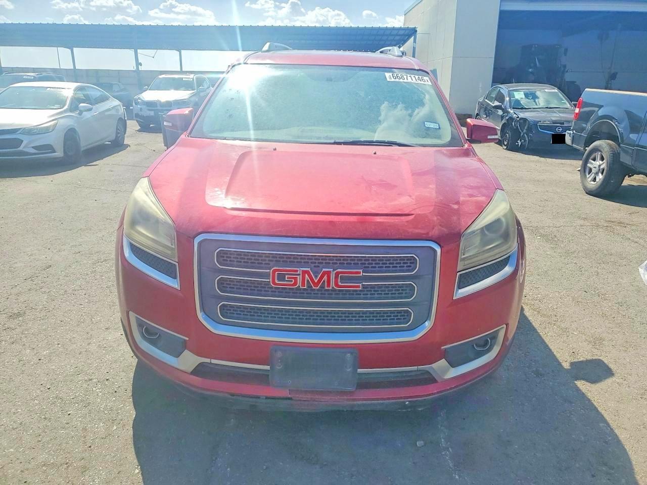2013 Gmc Acadia Slt-1 Red vin: 1GKKRRKD4DJ192529
