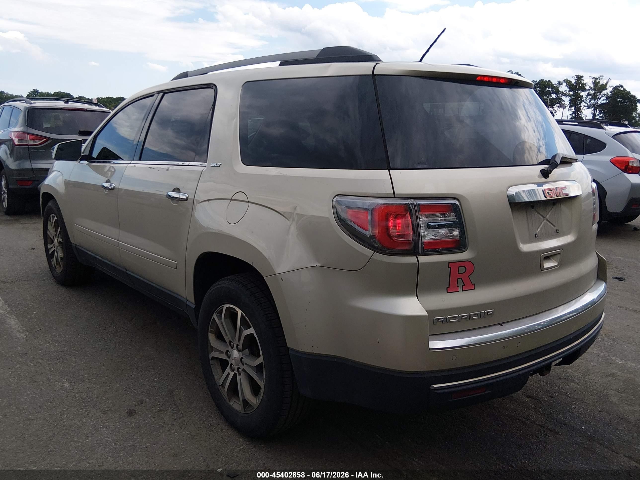 2014 Gmc Acadia Slt-1 Tan vin: 1GKKRRKD4EJ372658