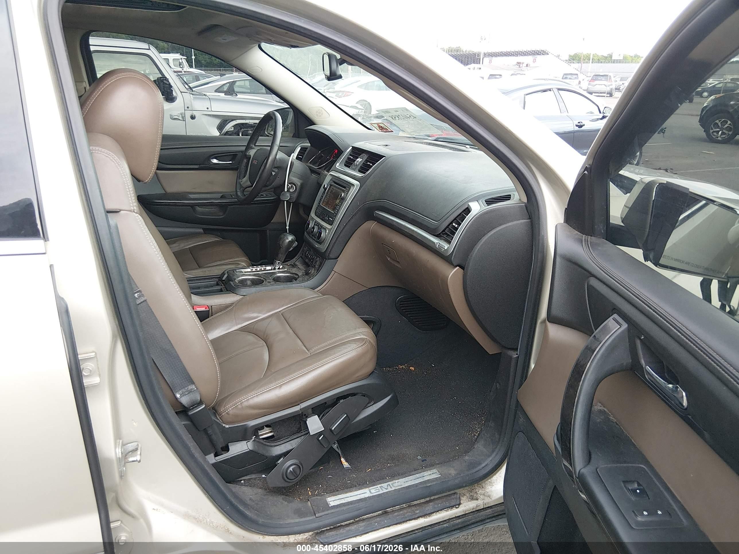 2014 Gmc Acadia Slt-1 Tan vin: 1GKKRRKD4EJ372658