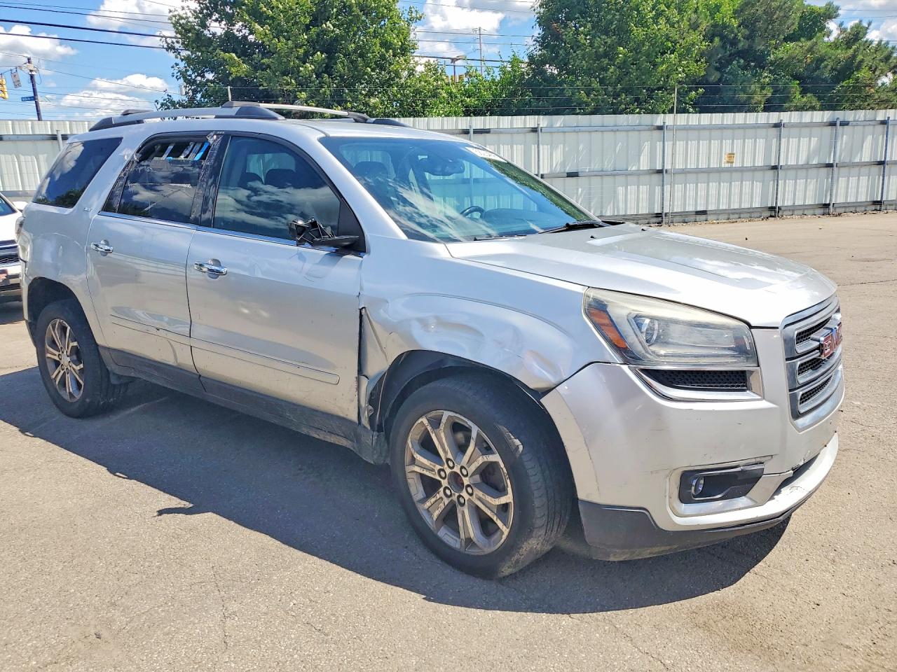 2015 Gmc Acadia Slt-1 Silver vin: 1GKKRRKD4FJ198947