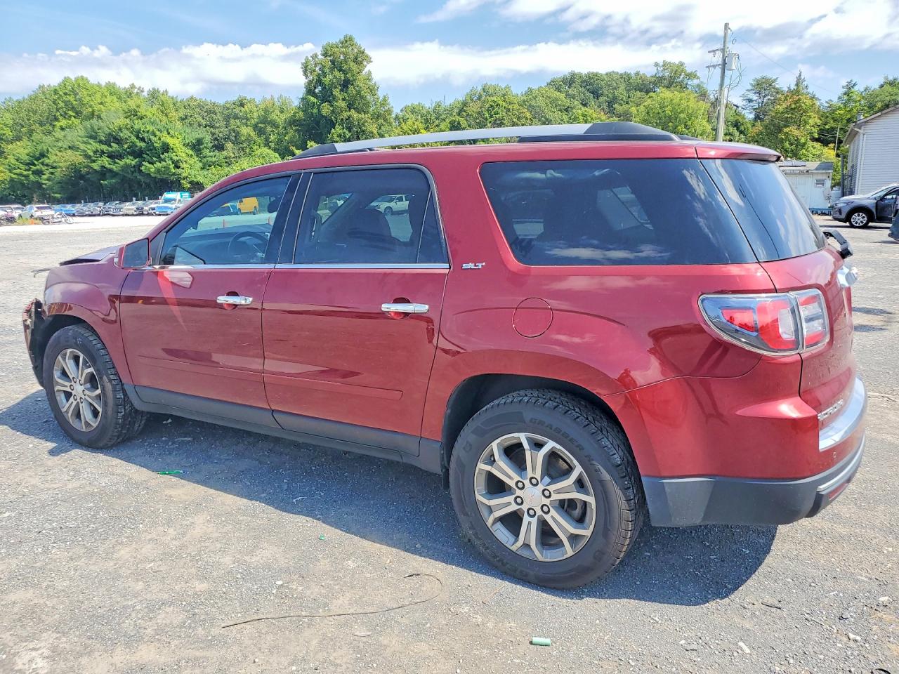 2015 Gmc Acadia Slt-1 Red vin: 1GKKRRKD4FJ354971